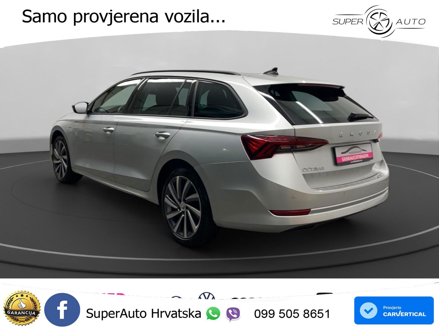 Škoda Octavia Combi 2.0 TDI (150 KS) DSG LED+GR SJED+ACC
