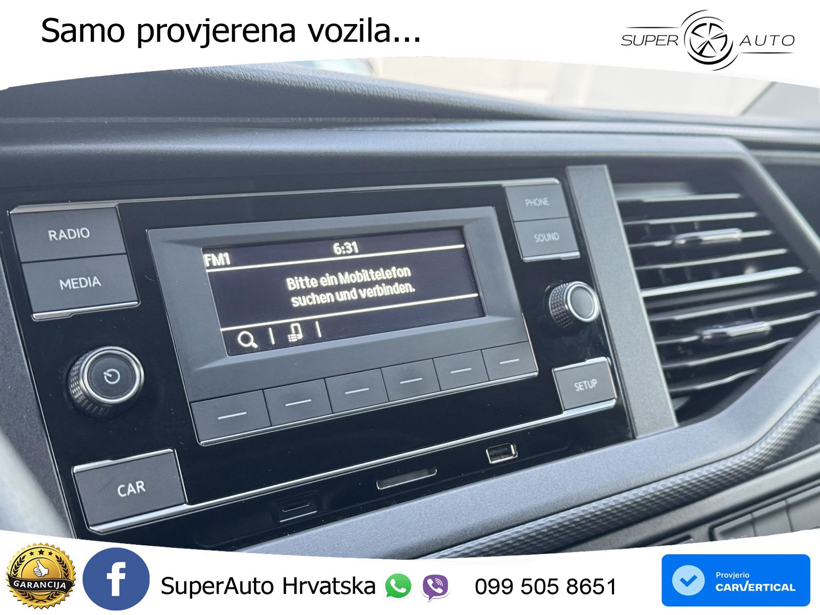 Volkswagen T6 Transporter 6.1 Kasten TDI LR Klima 110 KS