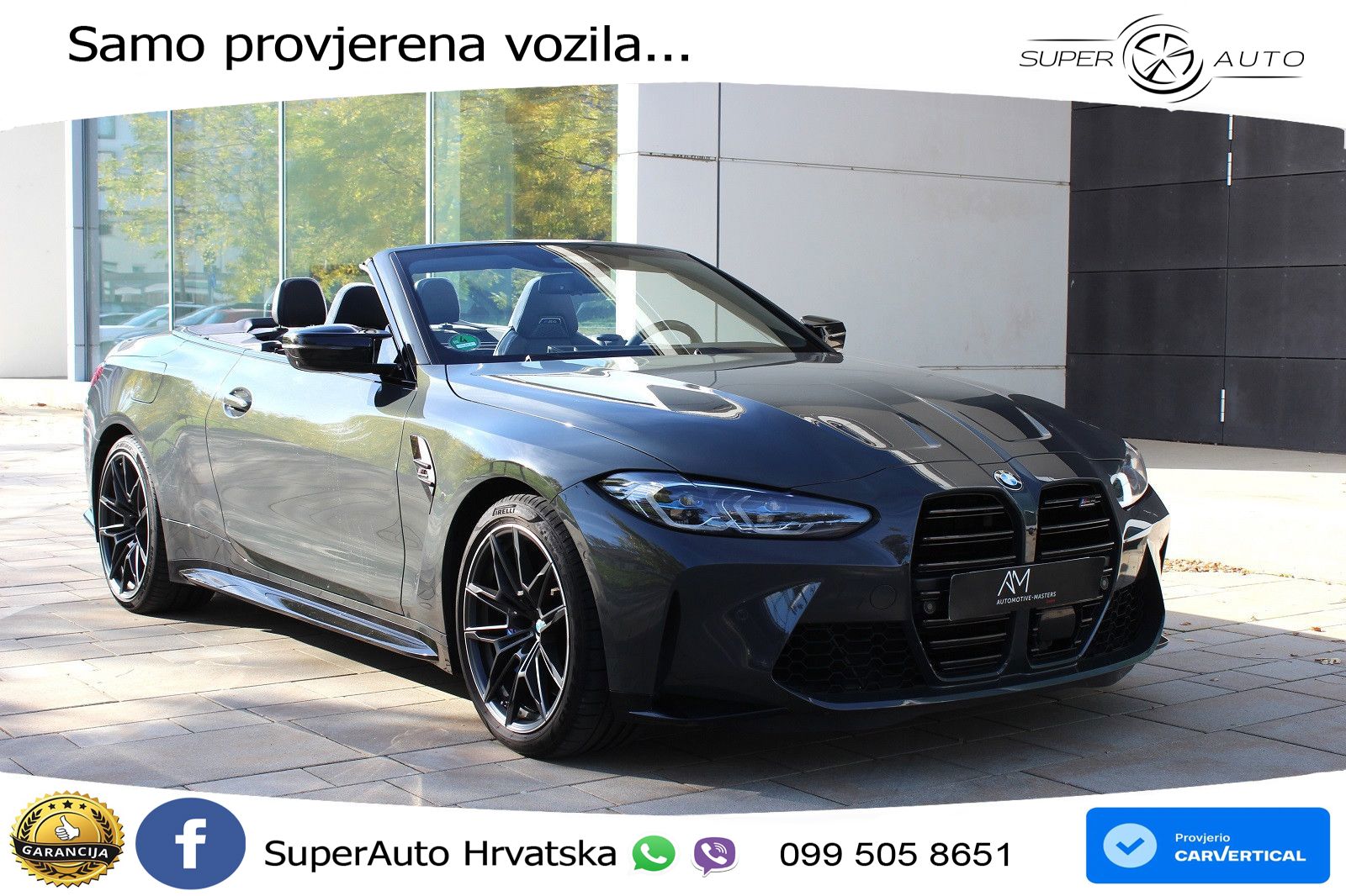 BMW M4 Convertible Competition 3.0 (510 KS) xDrive Steptronic LED+GR SJED+ACC