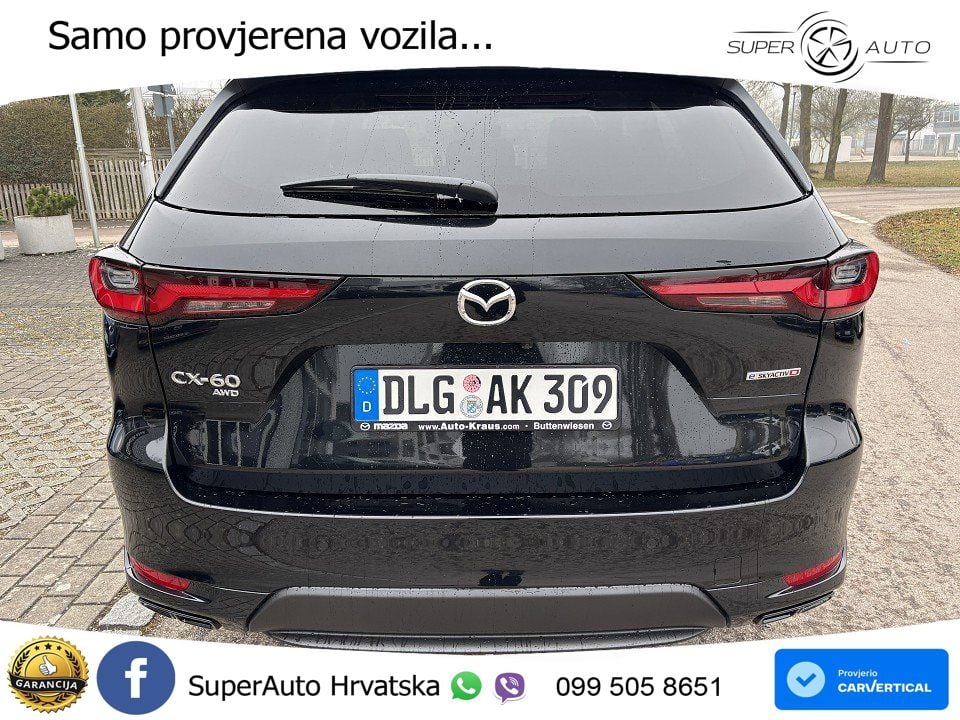 Mazda CX-60 3.3 e-Skyactiv D (254 KS) AWD Automatic MATRIX+GR SJED+KAM