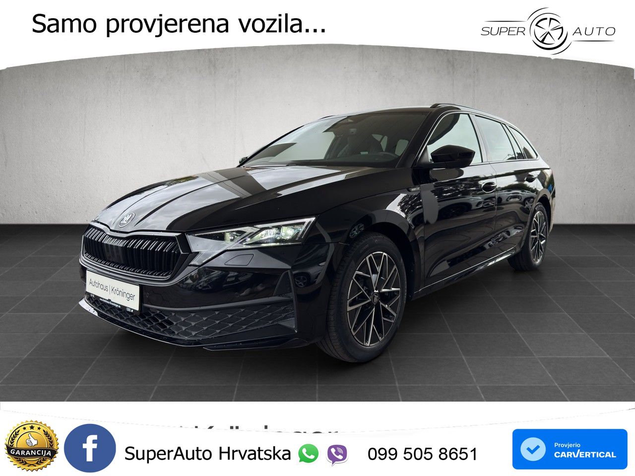 Škoda Octavia Combi 1.5 TSI (150 KS) DSG SportLine LED+GR SJED+ACC