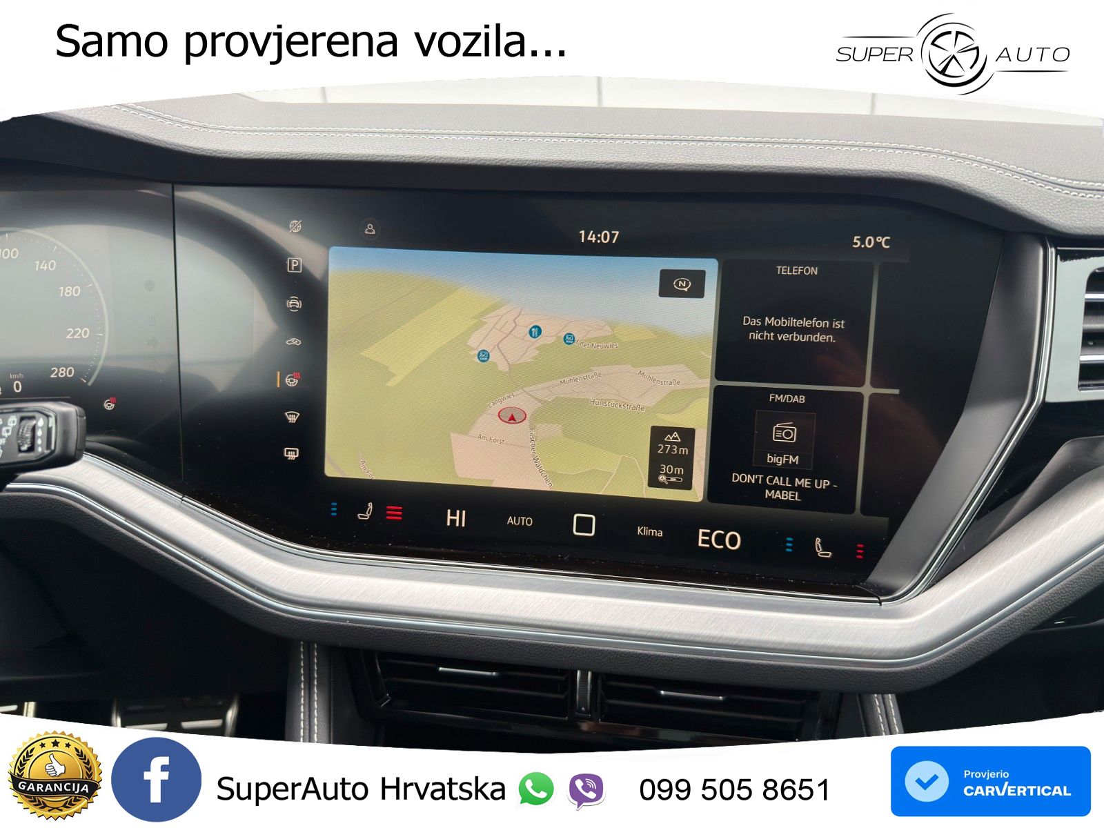 Volkswagen Touareg 3.0 V6 TDI (286 KS) 4MOTION Tiptronic ZRAČNI+ACC+GR SJED+KAM+PANO