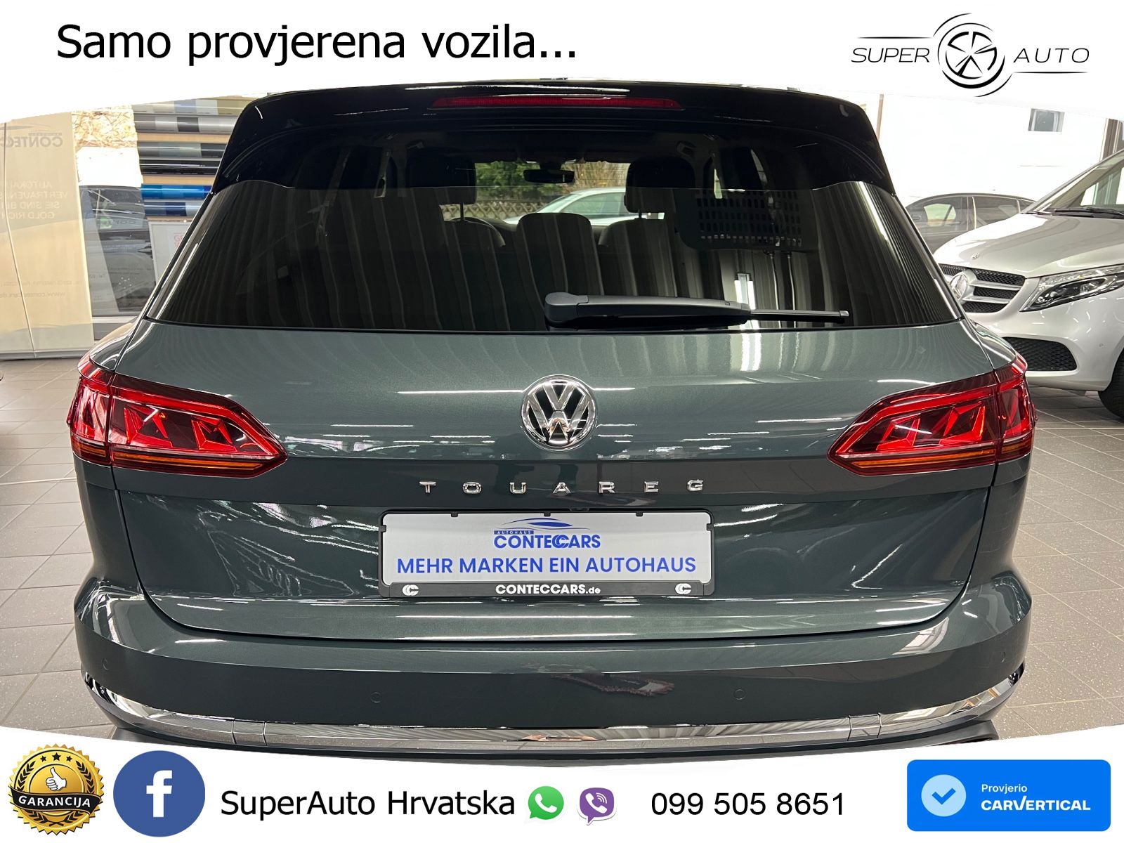 Volkswagen Touareg 3.0 V6 TDI (286 KS) 4MOTION Tiptronic ZRAČNI+ACC+GR SJED+KAM+PANO