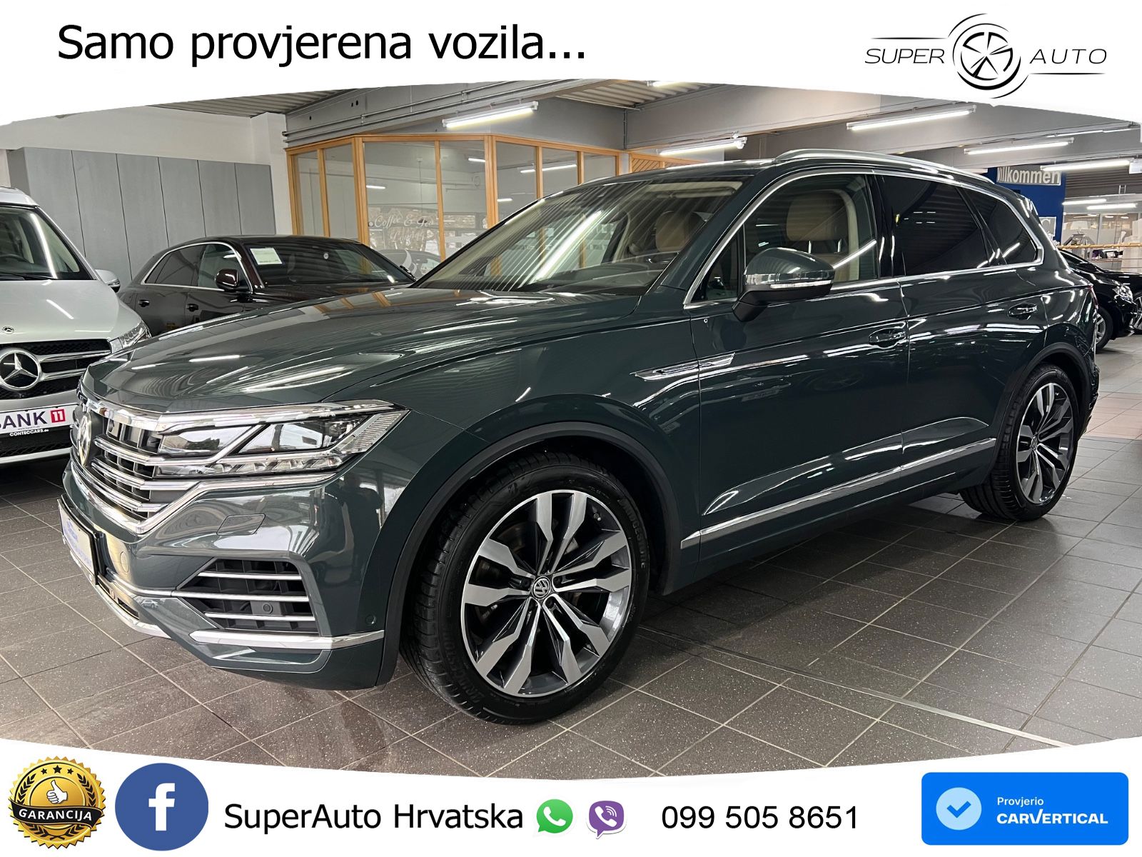 Volkswagen Touareg 3.0 V6 TDI (286 KS) 4MOTION Tiptronic ZRAČNI+ACC+GR SJED+KAM+PANO