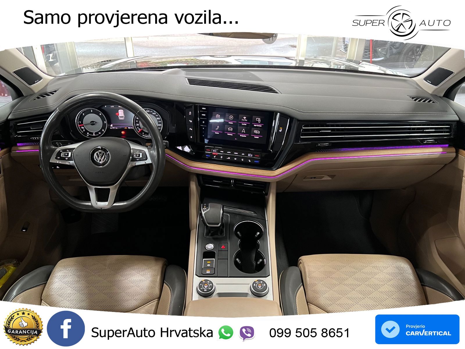 Volkswagen Touareg 3.0 V6 TDI (286 KS) 4MOTION Tiptronic ZRAČNI+ACC+GR SJED+KAM+PANO