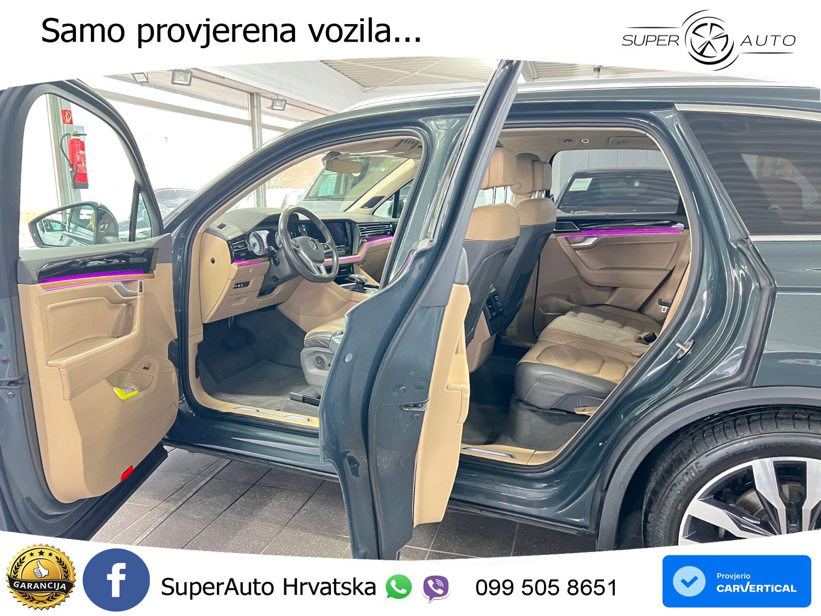 Volkswagen Touareg 3.0 V6 TDI (286 KS) 4MOTION Tiptronic ZRAČNI+ACC+GR SJED+KAM+PANO