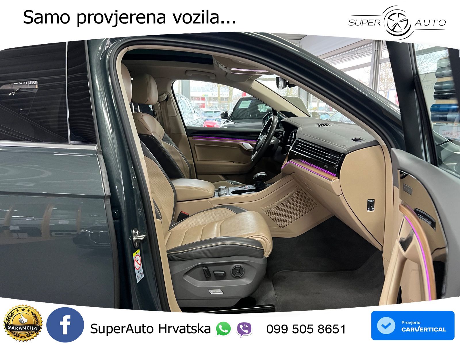 Volkswagen Touareg 3.0 V6 TDI (286 KS) 4MOTION Tiptronic ZRAČNI+ACC+GR SJED+KAM+PANO