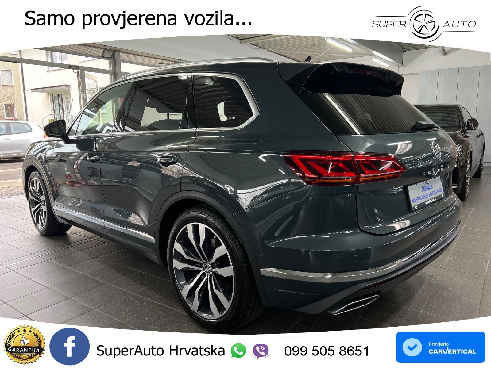 Volkswagen Touareg 3.0 V6 TDI (286 KS) 4MOTION Tiptronic ZRAČNI+ACC+GR SJED+KAM+PANO