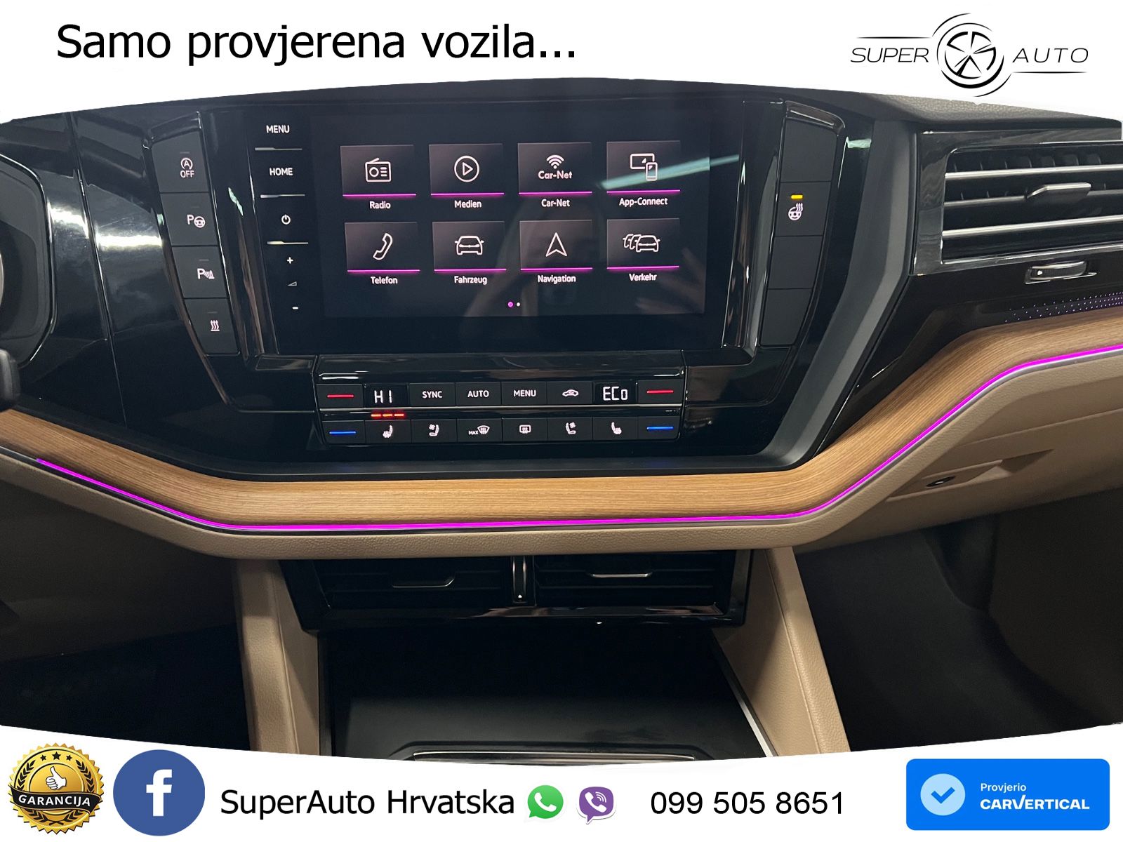 Volkswagen Touareg 3.0 V6 TDI (286 KS) 4MOTION Tiptronic ZRAČNI+ACC+GR SJED+KAM+PANO
