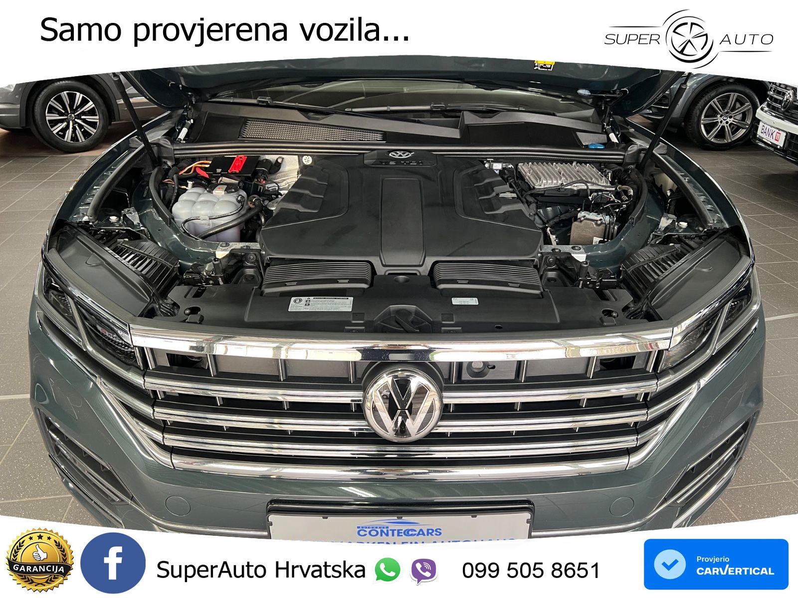 Volkswagen Touareg 3.0 V6 TDI (286 KS) 4MOTION Tiptronic ZRAČNI+ACC+GR SJED+KAM+PANO