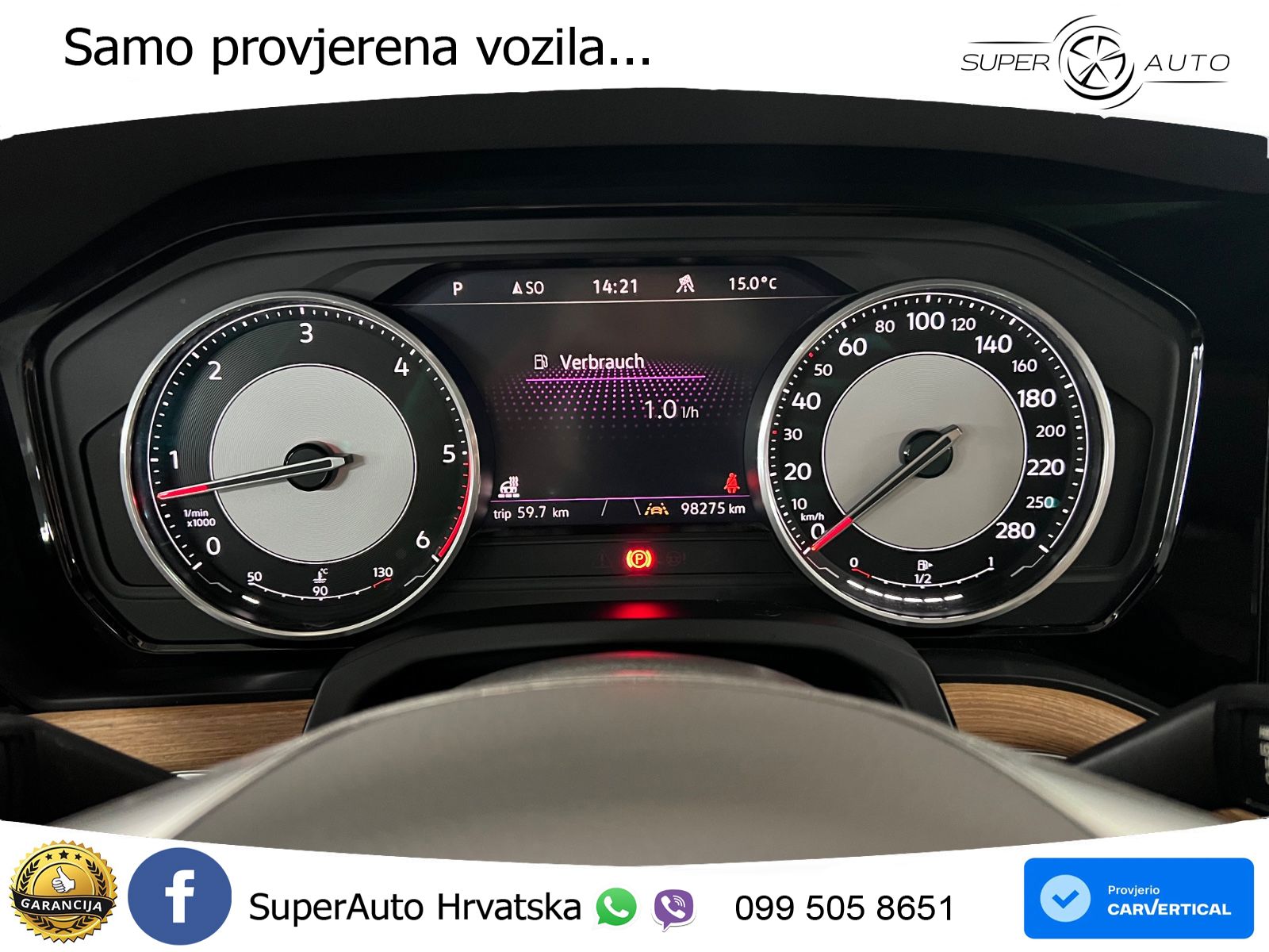 Volkswagen Touareg 3.0 V6 TDI (286 KS) 4MOTION Tiptronic ZRAČNI+ACC+GR SJED+KAM+PANO