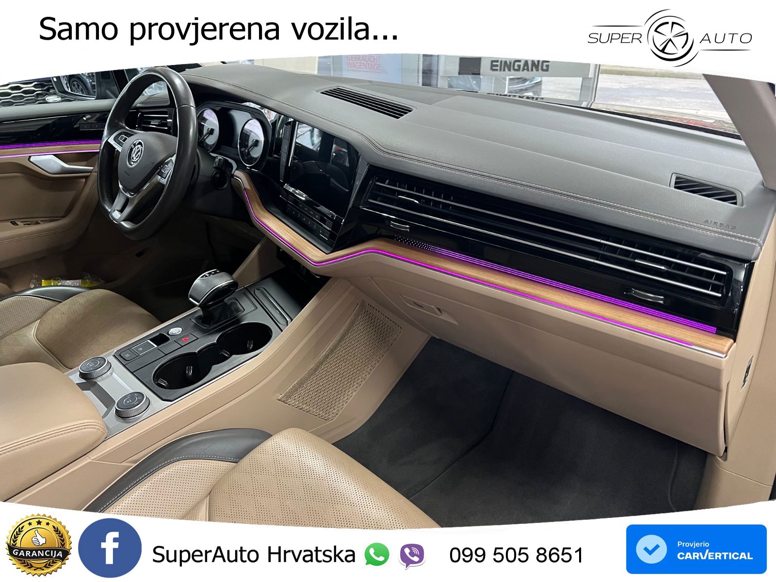 Volkswagen Touareg 3.0 V6 TDI (286 KS) 4MOTION Tiptronic ZRAČNI+ACC+GR SJED+KAM+PANO