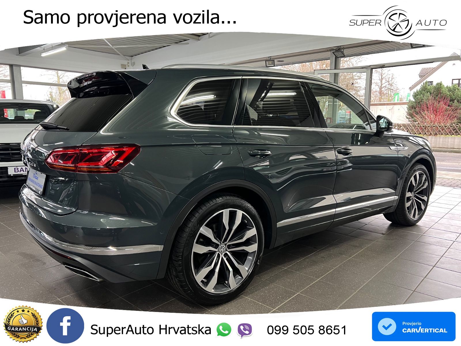 Volkswagen Touareg 3.0 V6 TDI (286 KS) 4MOTION Tiptronic ZRAČNI+ACC+GR SJED+KAM+PANO