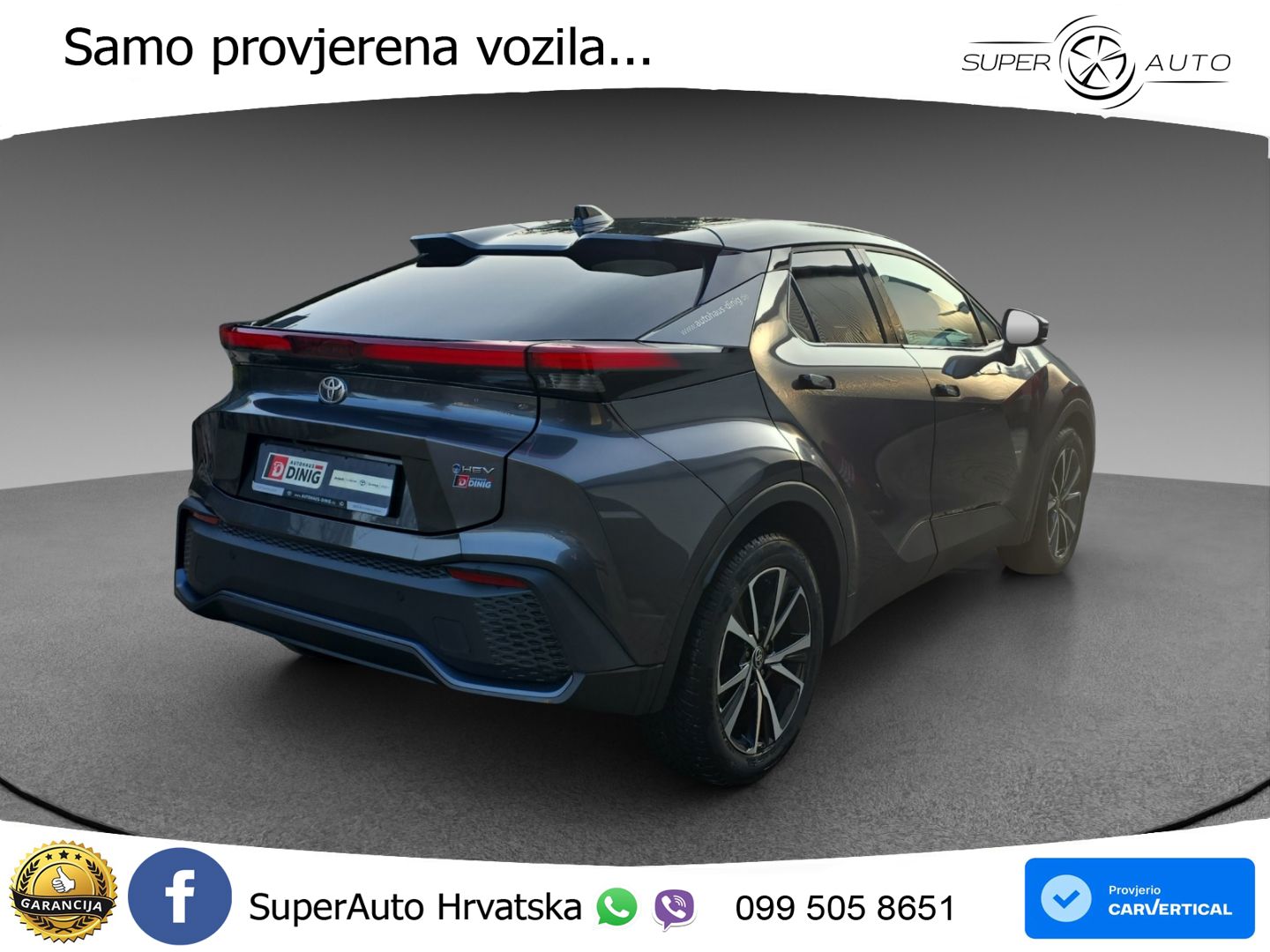 Toyota C-HR 2.0 (198 KS) Hybrid e-CVT Team Deutschland LED+GR SJED+ACC