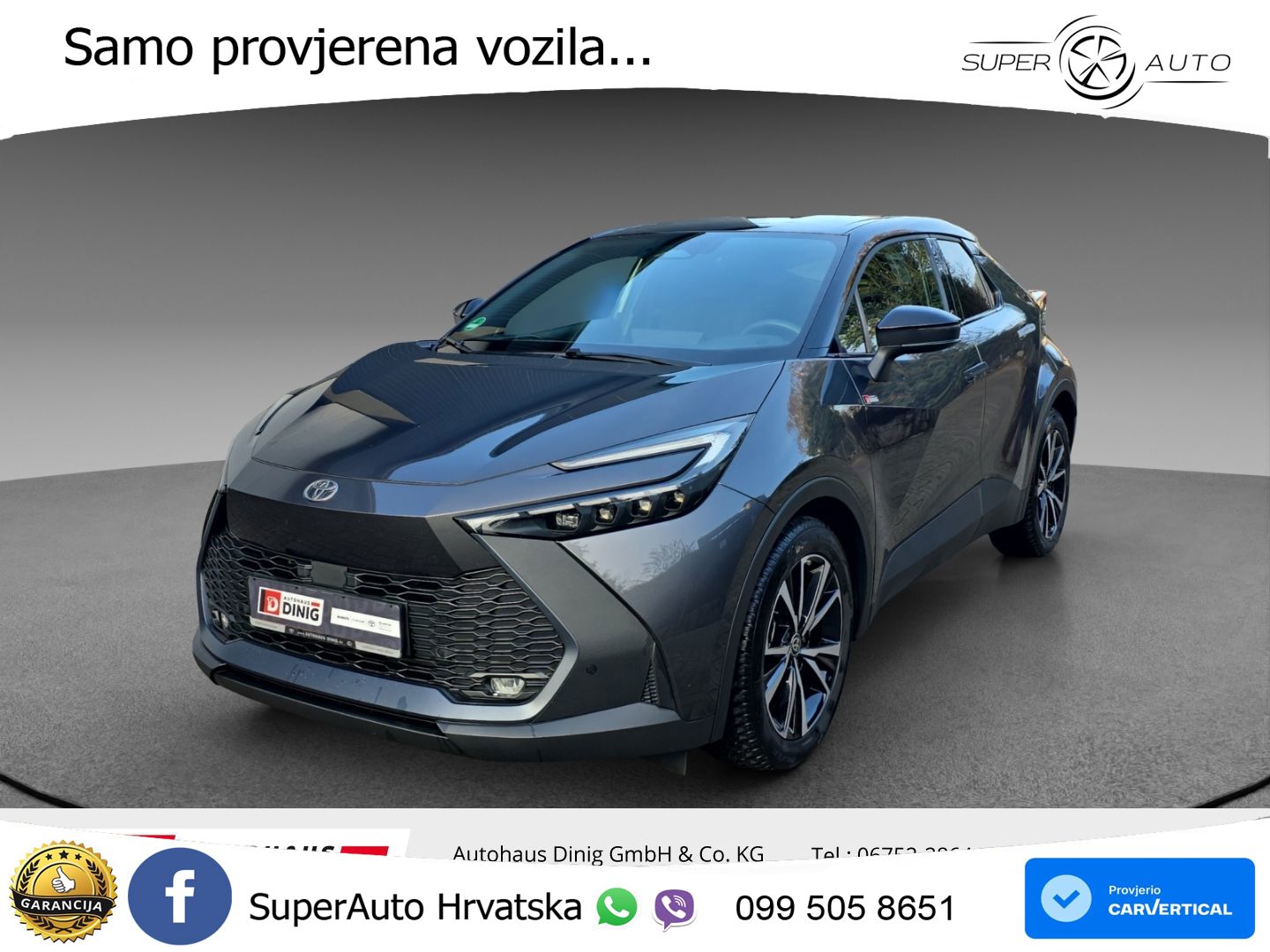 Toyota C-HR 2.0 (198 KS) Hybrid e-CVT Team Deutschland LED+GR SJED+ACC