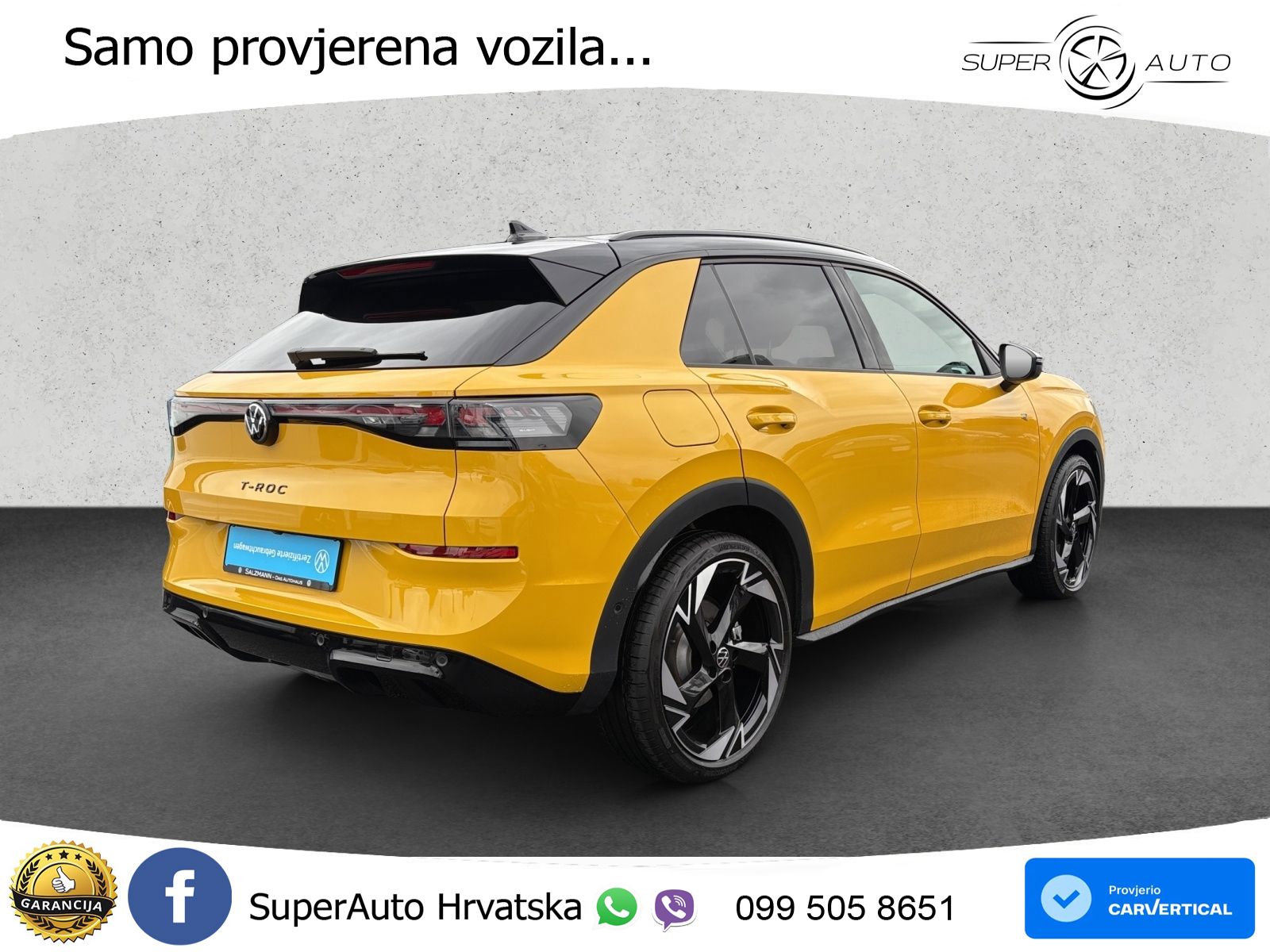 Volkswagen T-Roc 1.5 eTSI (150 KS)  DSG R-Line LED+GR SJED+ACC