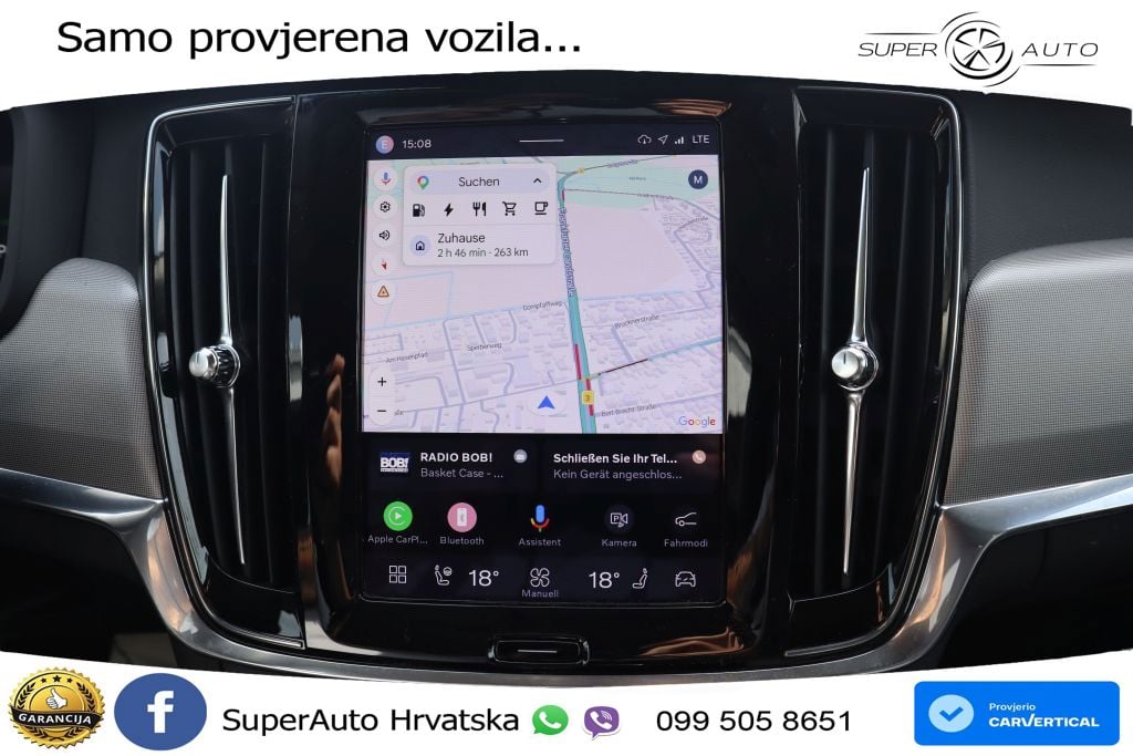 Volvo V90 Recharge T6 AWD Geartronic LED+GR SJED+ACC