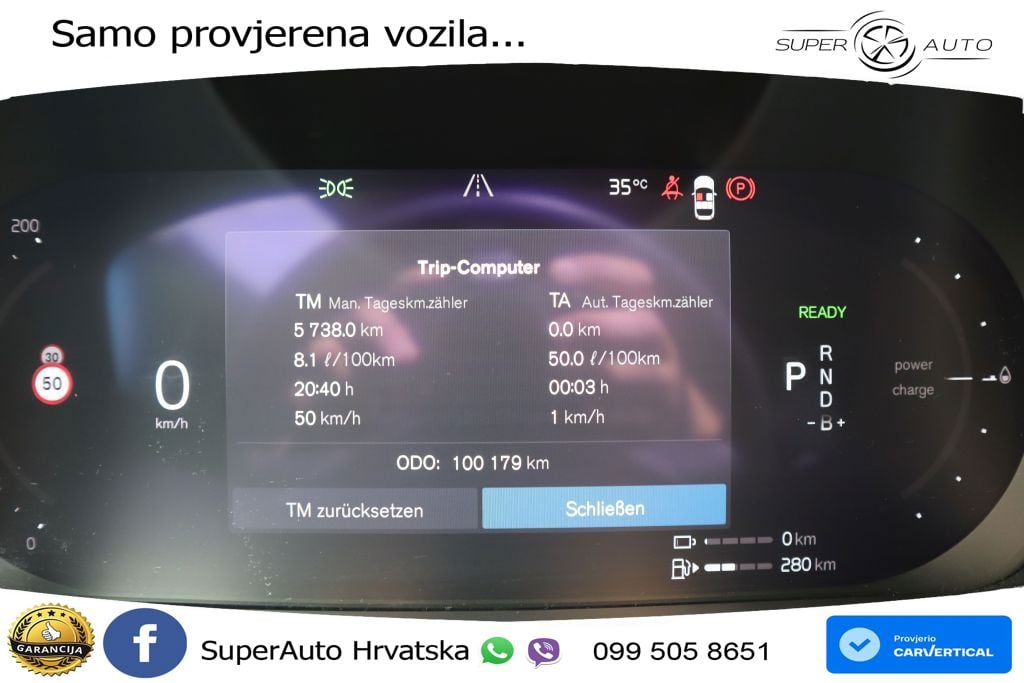 Volvo V90 Recharge T6 AWD Geartronic LED+GR SJED+ACC