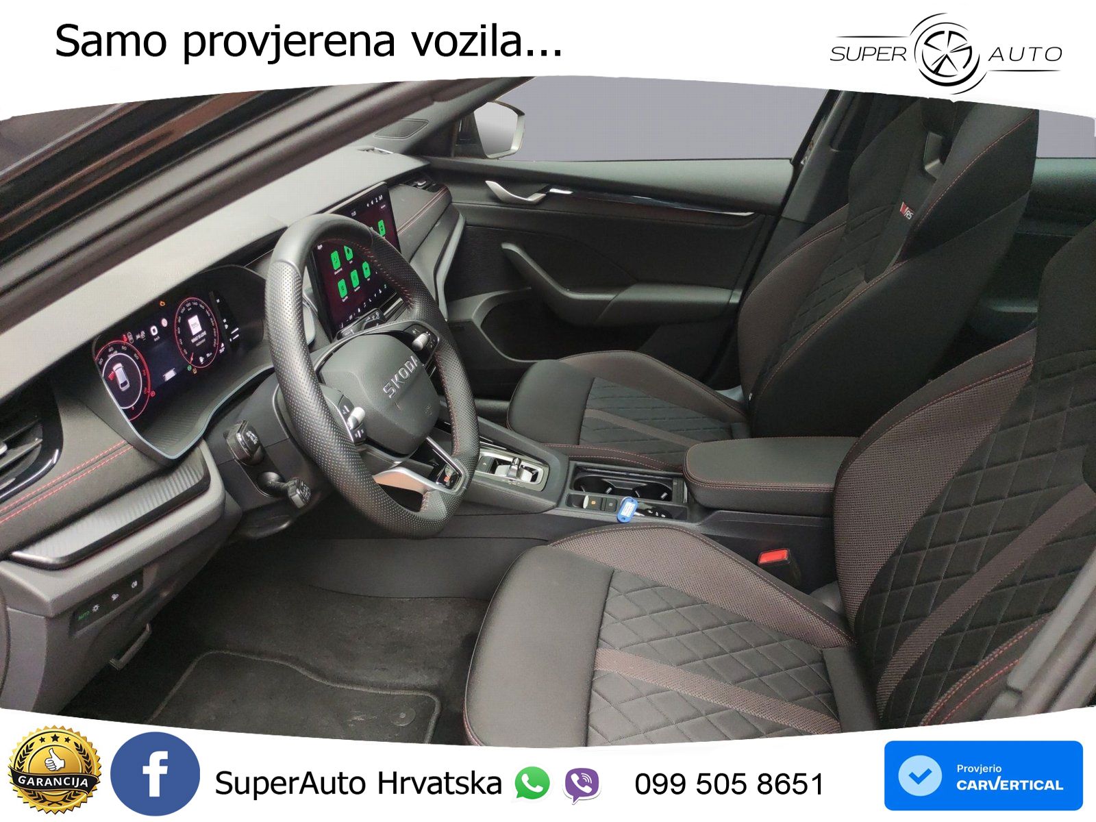 Škoda Octavia Combi RS 2.0 TSI (265 KS) DSG ACC+HEAD+4xGR SJED+360+PANO