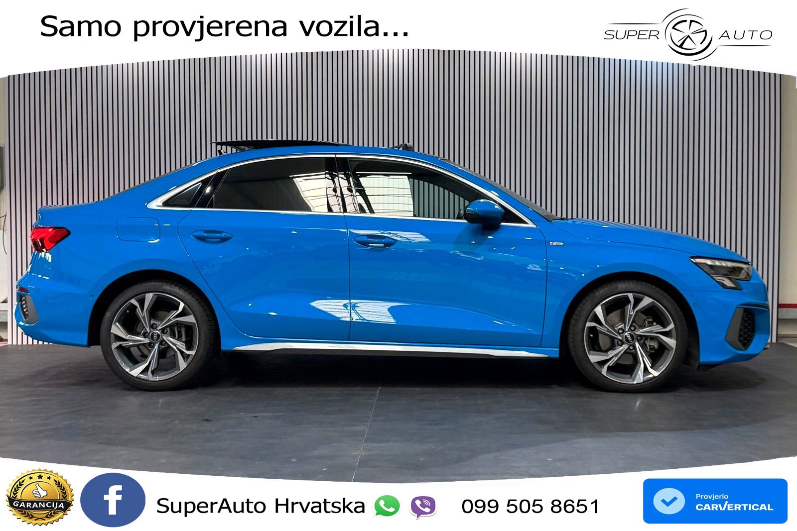 Audi A3 Limuzina 40 TFSI (190 KS) quattro S tronic S line LED+GR SJED+ACC