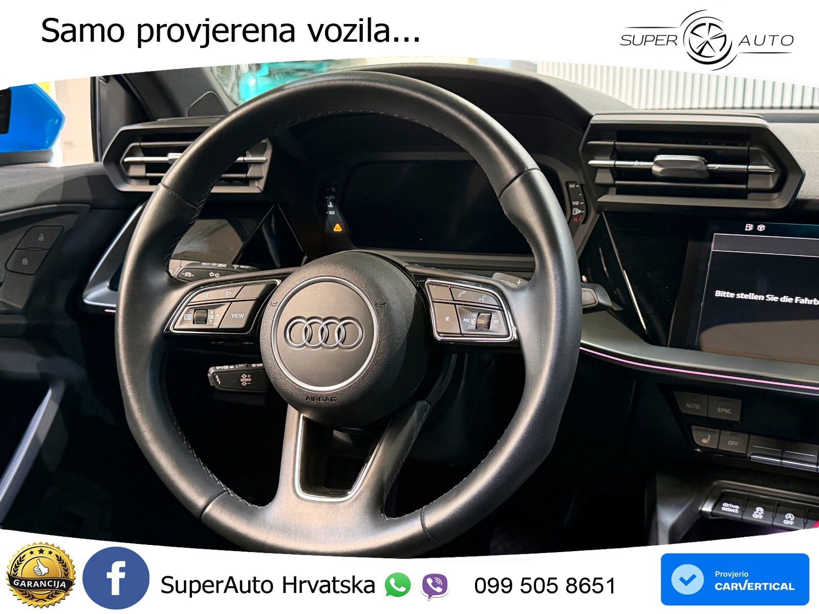 Audi A3 Limuzina 40 TFSI (190 KS) quattro S tronic S line LED+GR SJED+ACC
