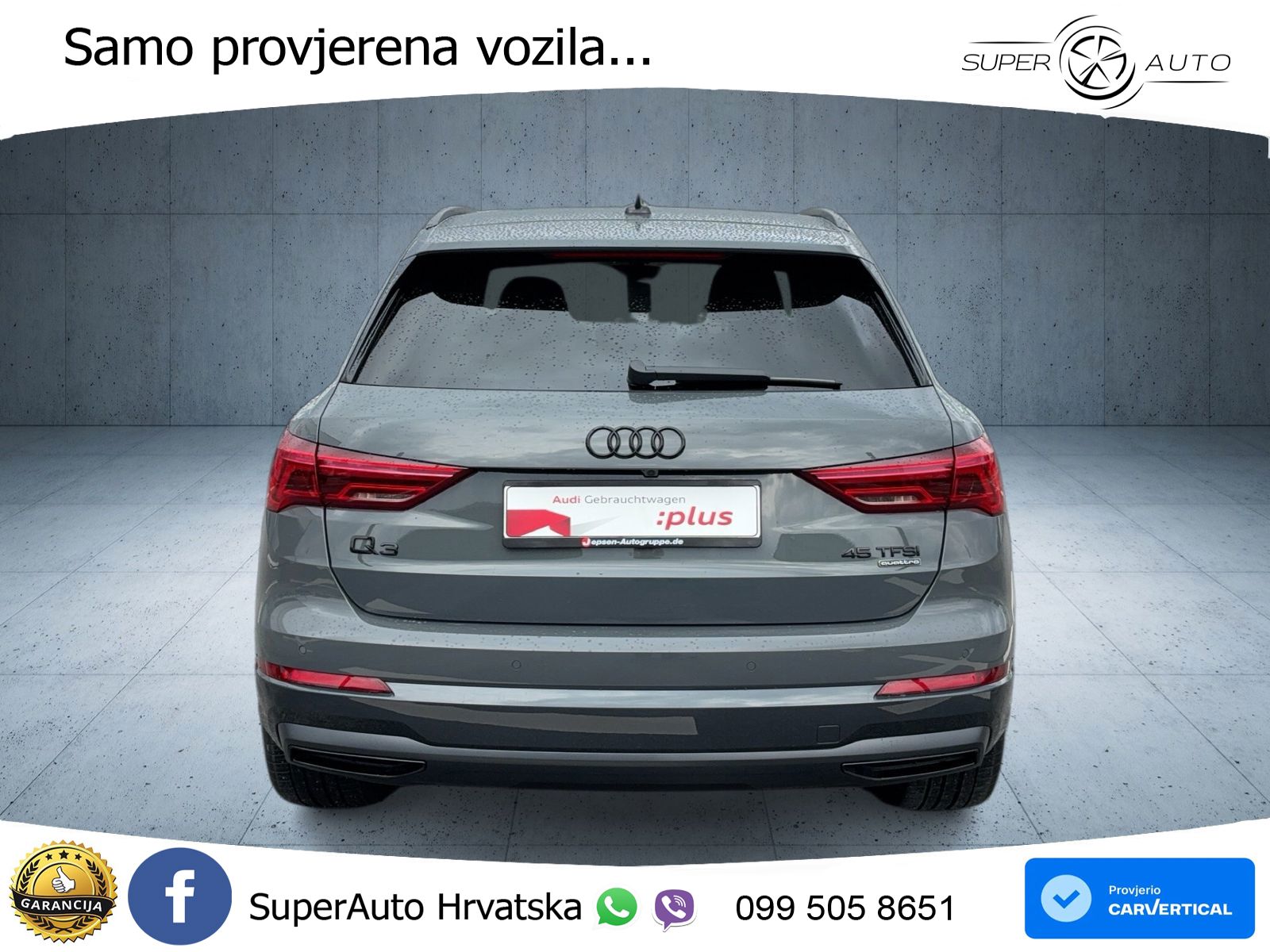 Audi Q3 45 TFSI (245 KS) quattro S tronic advanced MATRIX+GR SJED+KAM