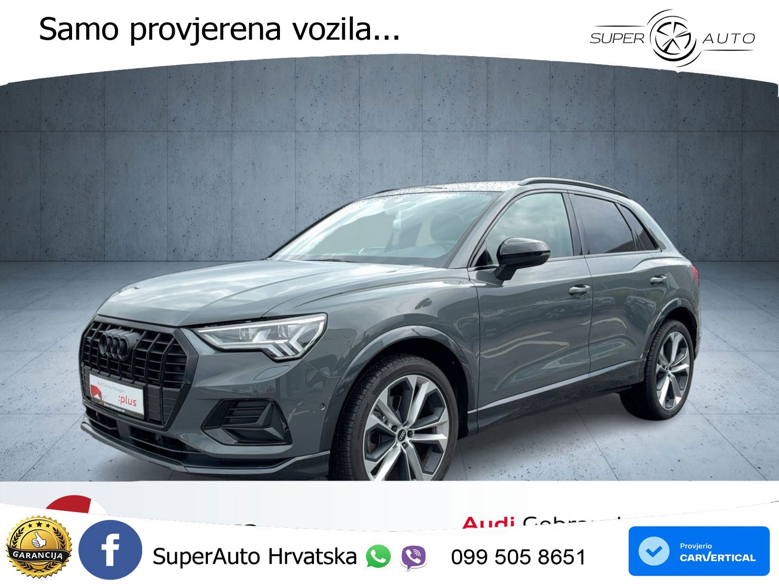 Audi Q3 45 TFSI (245 KS) quattro S tronic advanced MATRIX+GR SJED+KAM