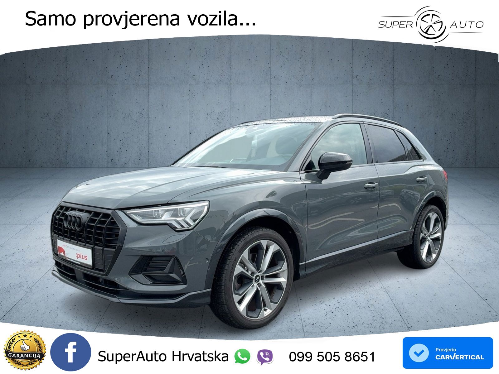 Audi Q3 45 TFSI (245 KS) quattro S tronic advanced MATRIX+GR SJED+KAM
