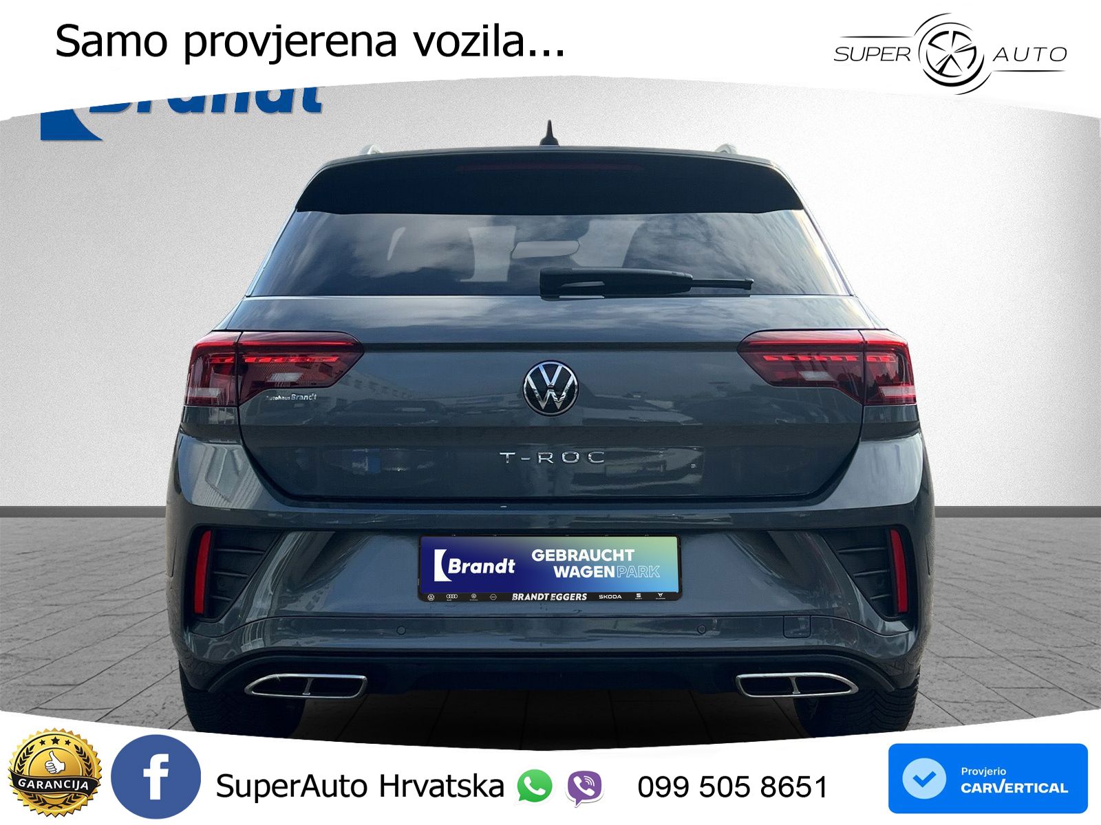 Volkswagen T-Roc 1.5 TSI (150 KS) DSG LED+GR SJED+ACC