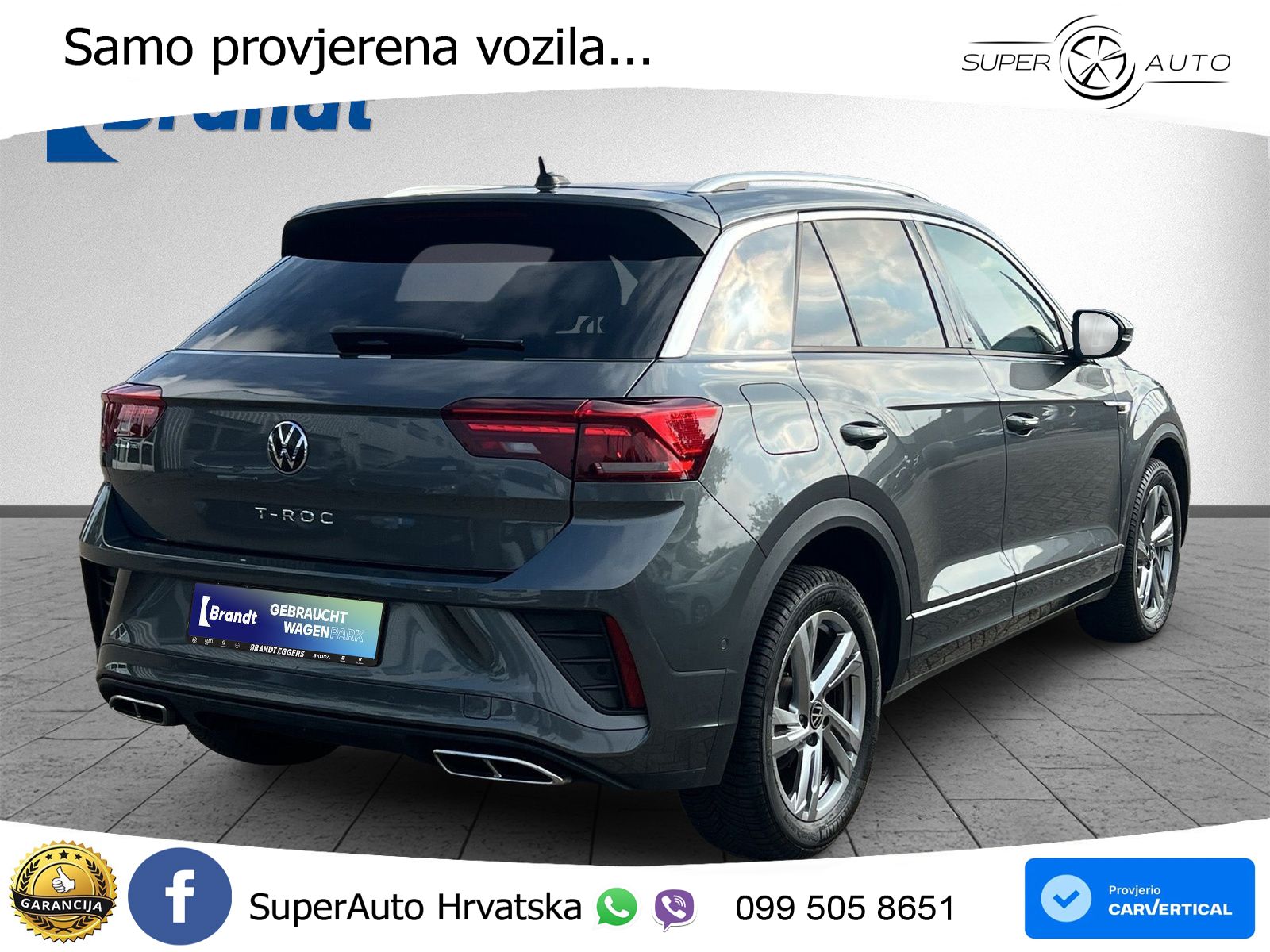 Volkswagen T-Roc 1.5 TSI (150 KS) DSG LED+GR SJED+ACC
