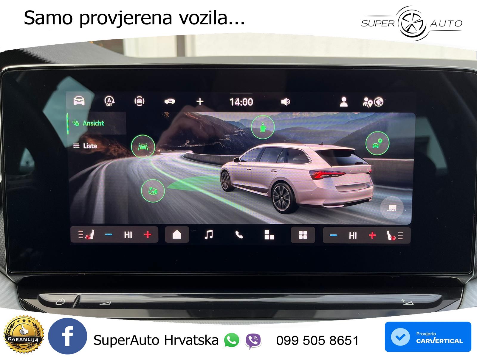 Škoda Octavia Combi 1.5 TSI (150 KS) Selection MATRIX+GR SJED+KAM
