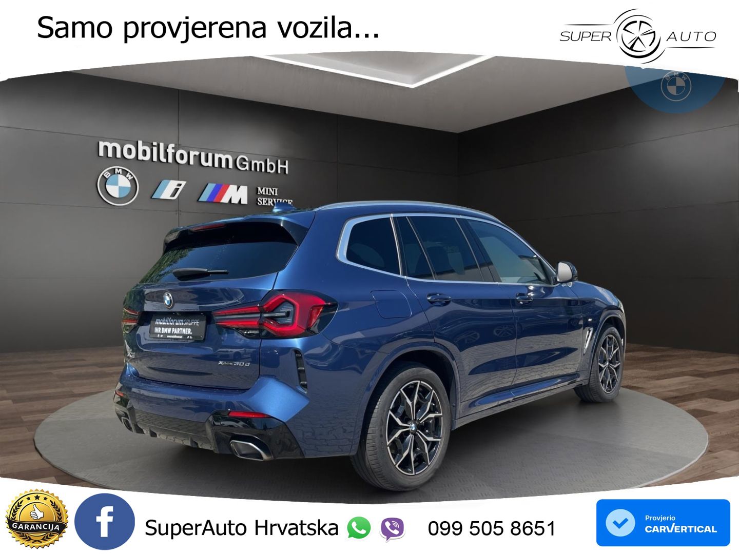 BMW X3 30d xDrive Steptronic M Sport LED+GR SJED+ACC