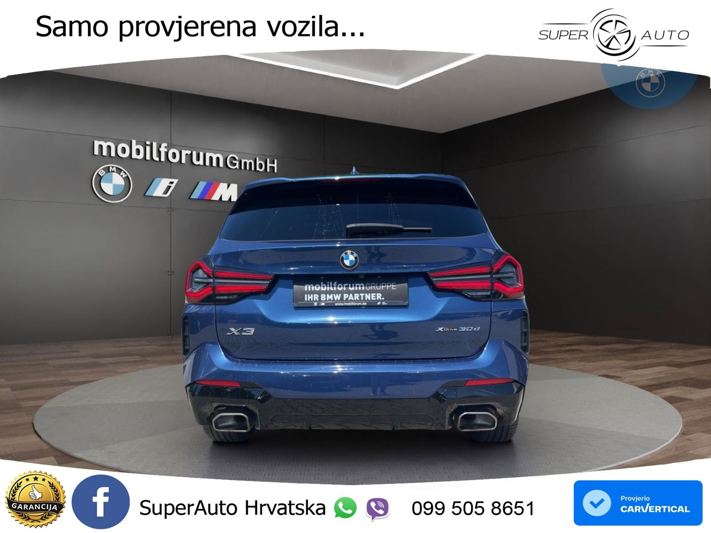 BMW X3 30d xDrive Steptronic M Sport LED+GR SJED+ACC