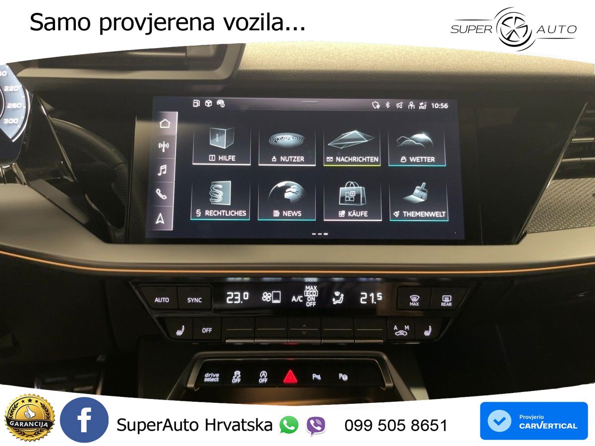 Audi S3 Limuzina 2.0 TFSI (310 KS) quattro S tronic MATRIX+GR SJED+KAM