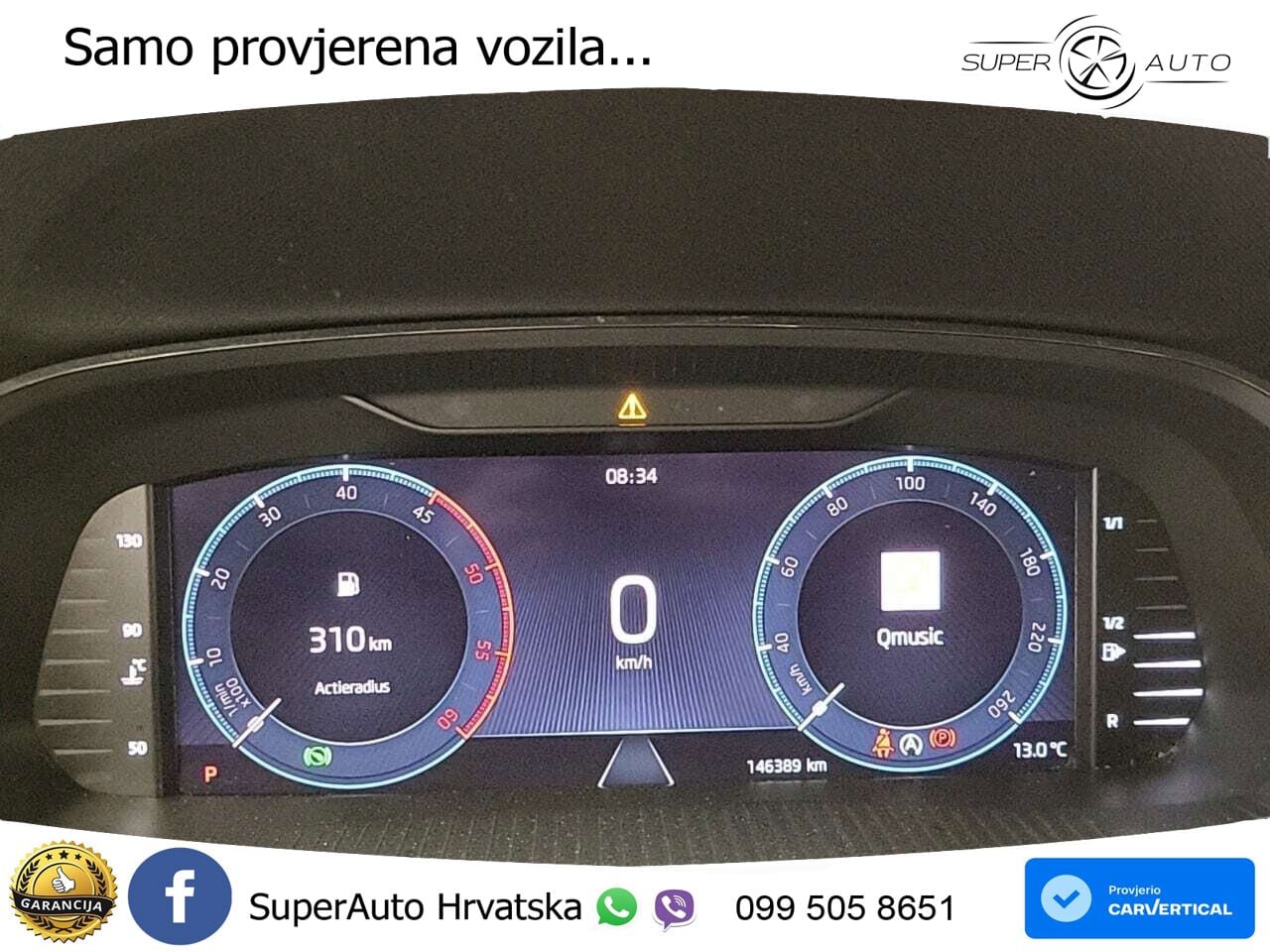 Škoda Octavia Combi 2.0 TDI (150 KS) DSG LED+GR SJED+ACC