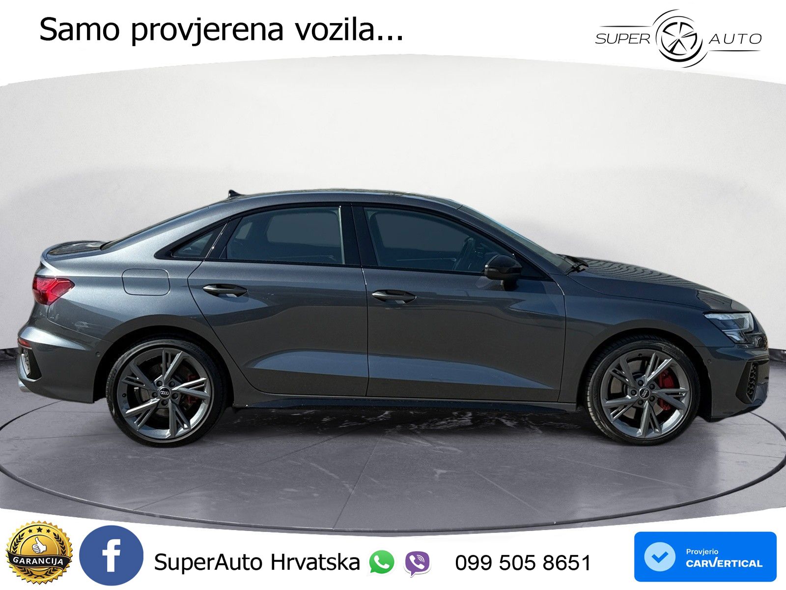 Audi S3 Limuzina 2.0 TFSI (310 KS) quattro S tronic LED+GR SJED+ACC