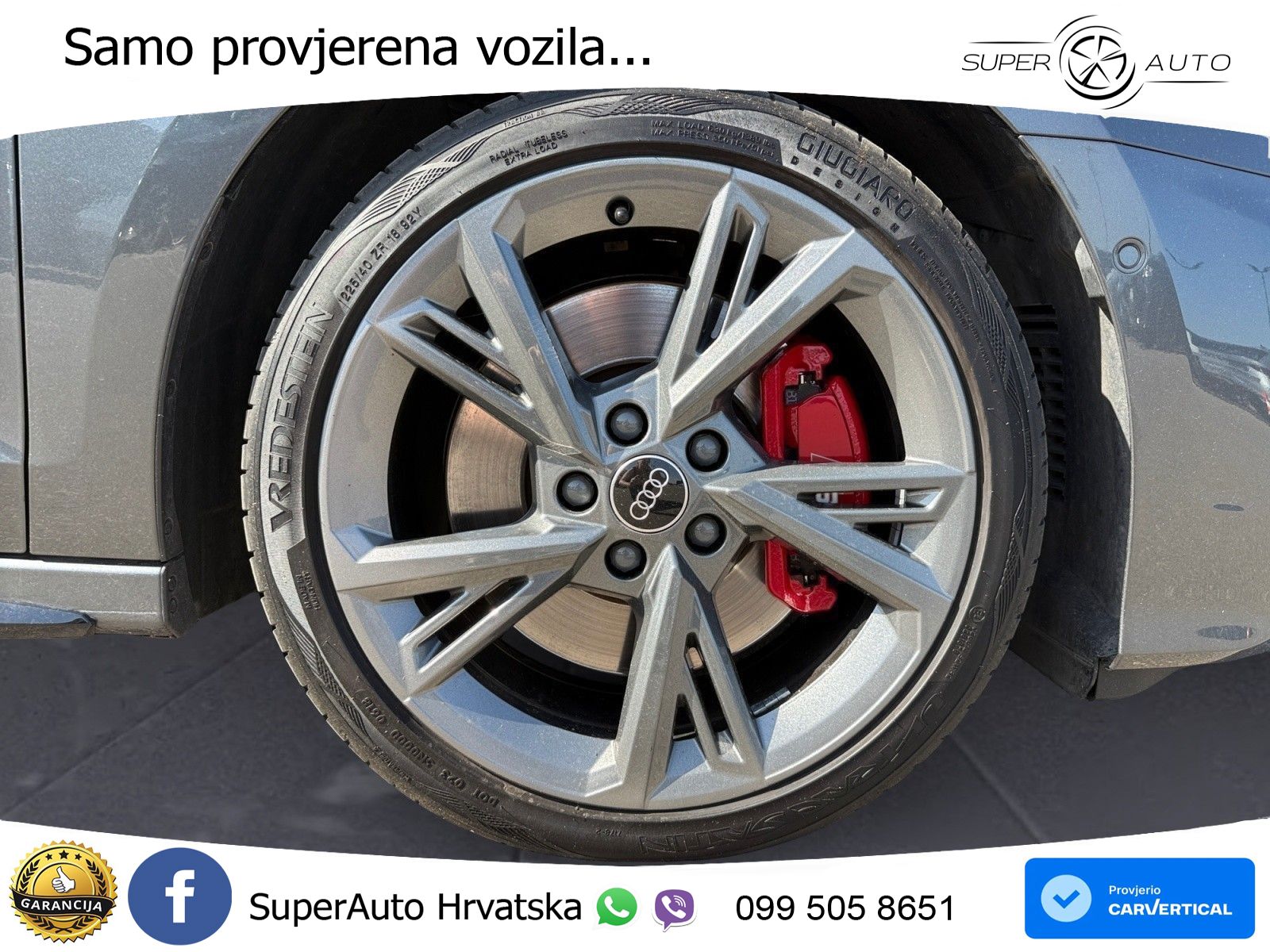 Audi S3 Limuzina 2.0 TFSI (310 KS) quattro S tronic LED+GR SJED+ACC