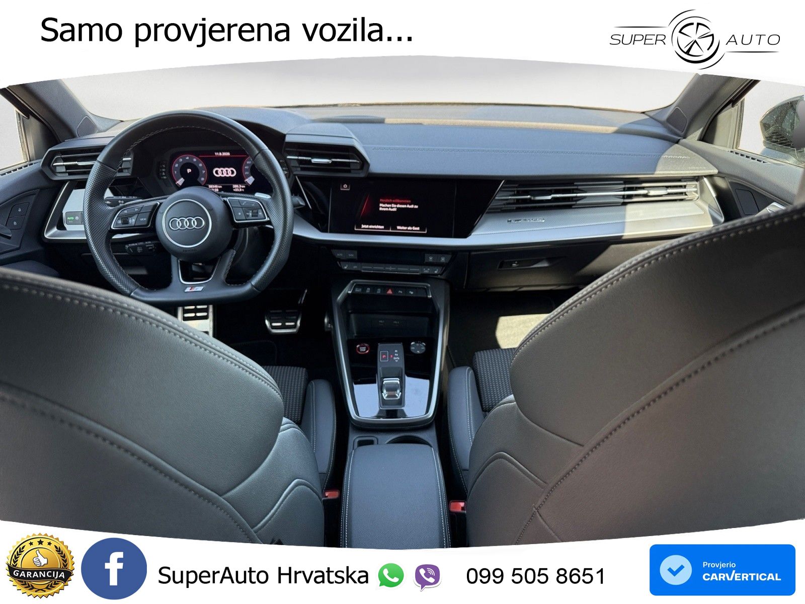 Audi S3 Limuzina 2.0 TFSI (310 KS) quattro S tronic LED+GR SJED+ACC