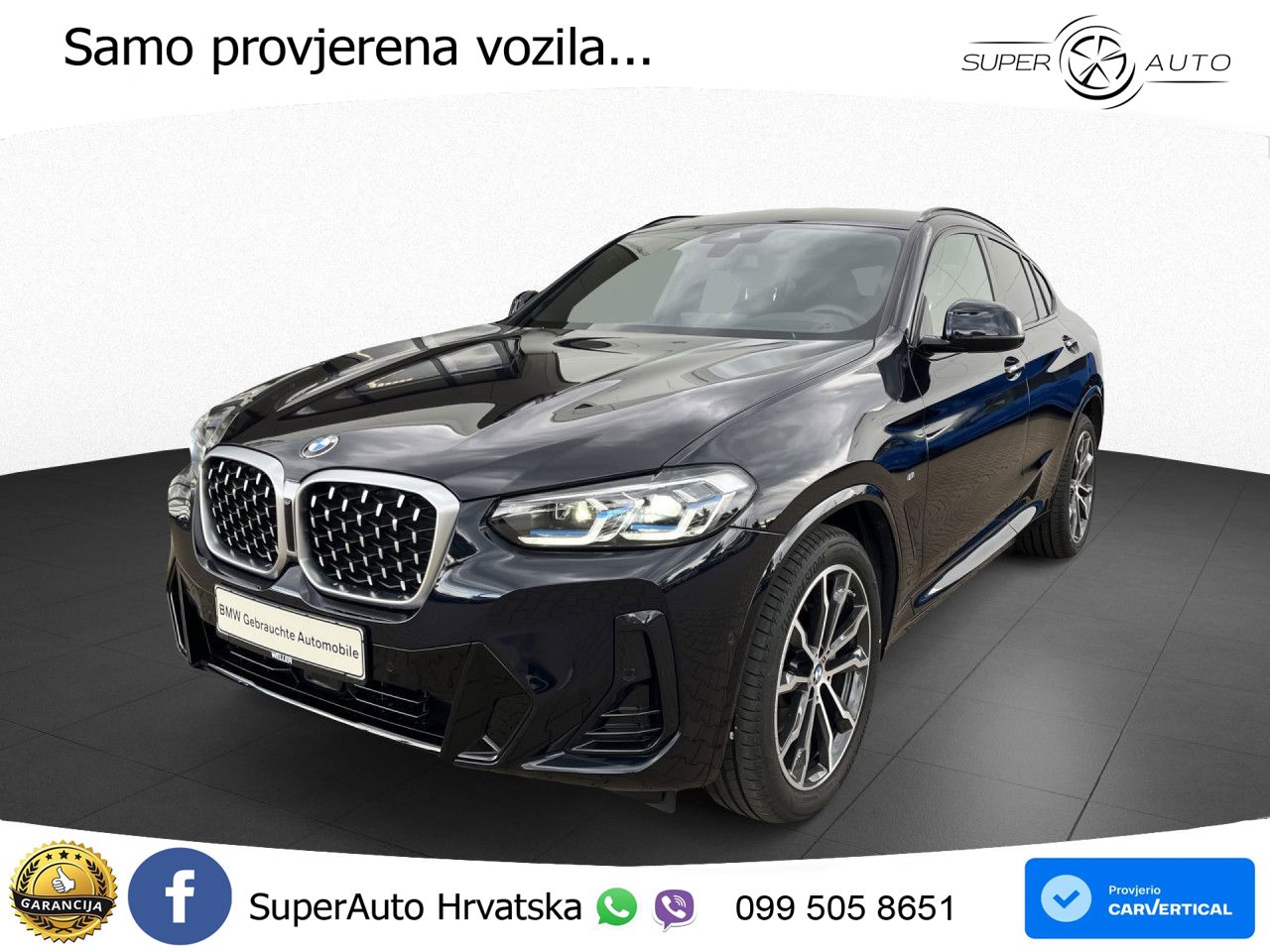 BMW X4 30d (286 KS) xDrive Steptronic M Sport LED+GR SJED+ACC