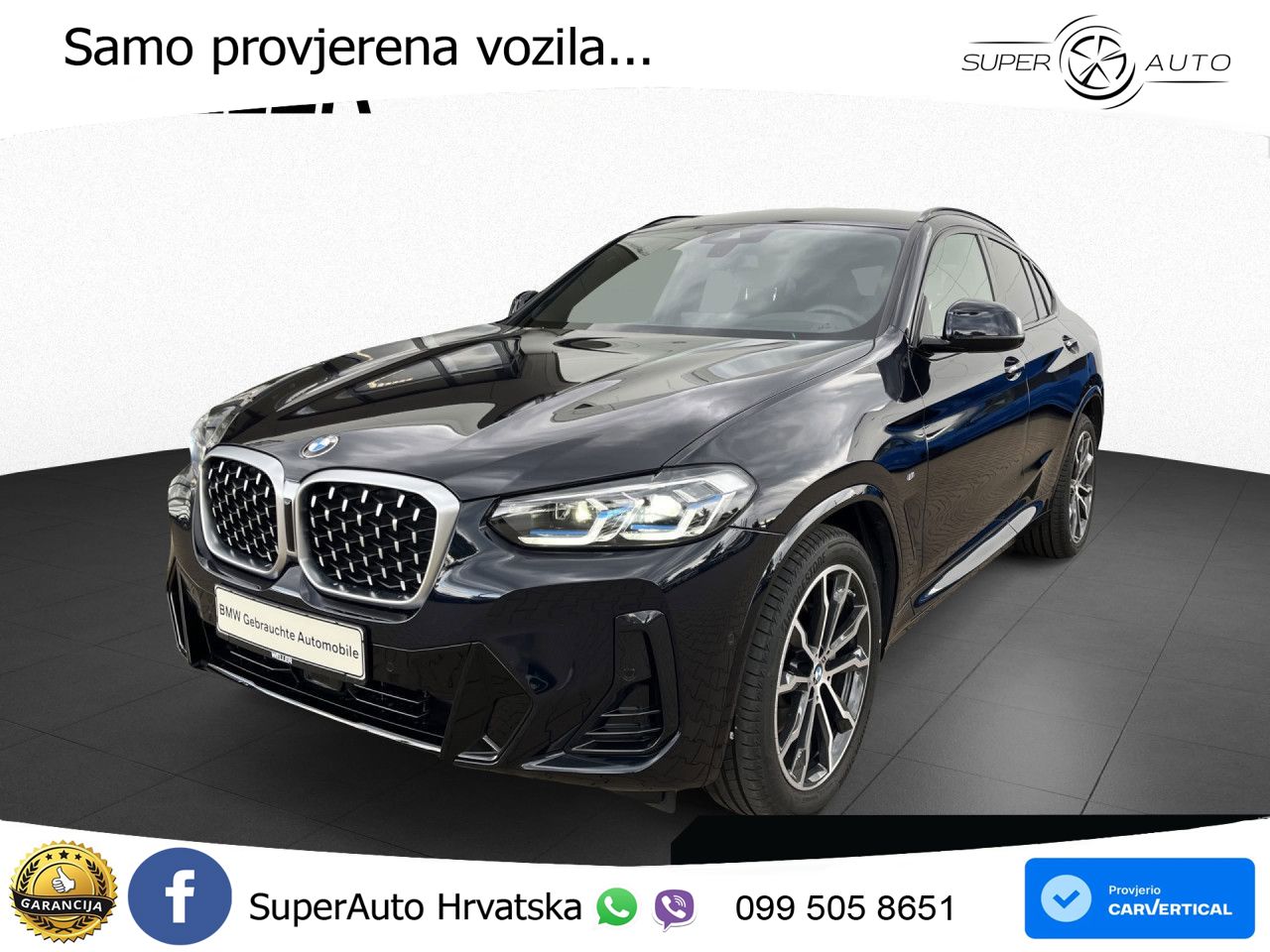 BMW X4 30d (286 KS) xDrive Steptronic M Sport LED+GR SJED+ACC