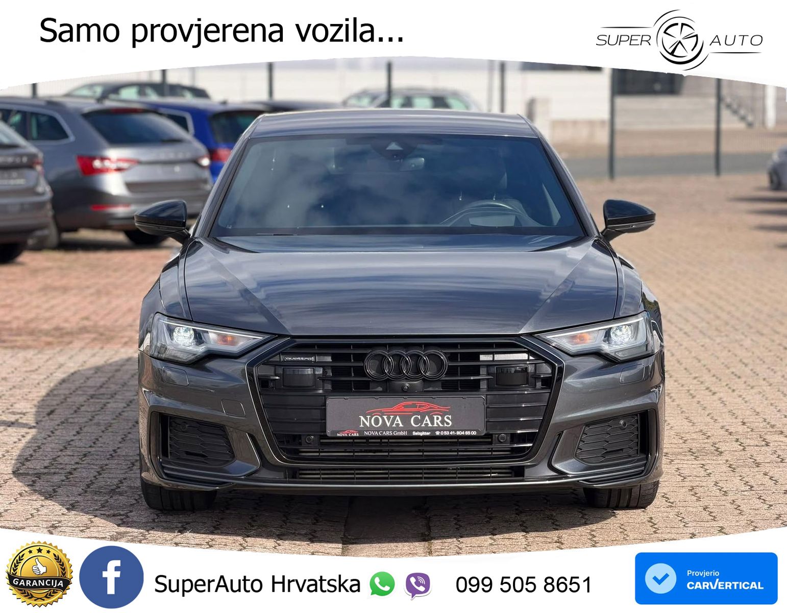 Audi A6 55 TFSI V6 (340 KS) quattro S tronic S line LED+GR SJED+ACC