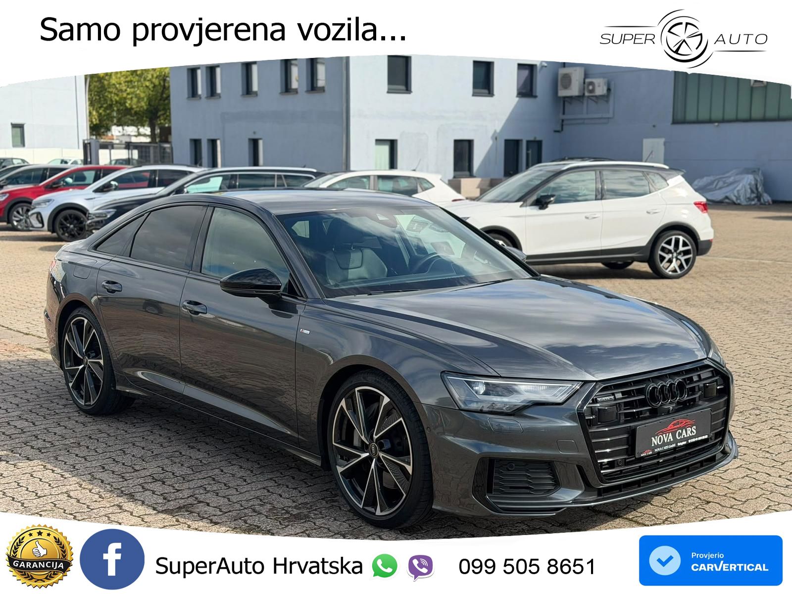 Audi A6 55 TFSI V6 (340 KS) quattro S tronic S line LED+GR SJED+ACC