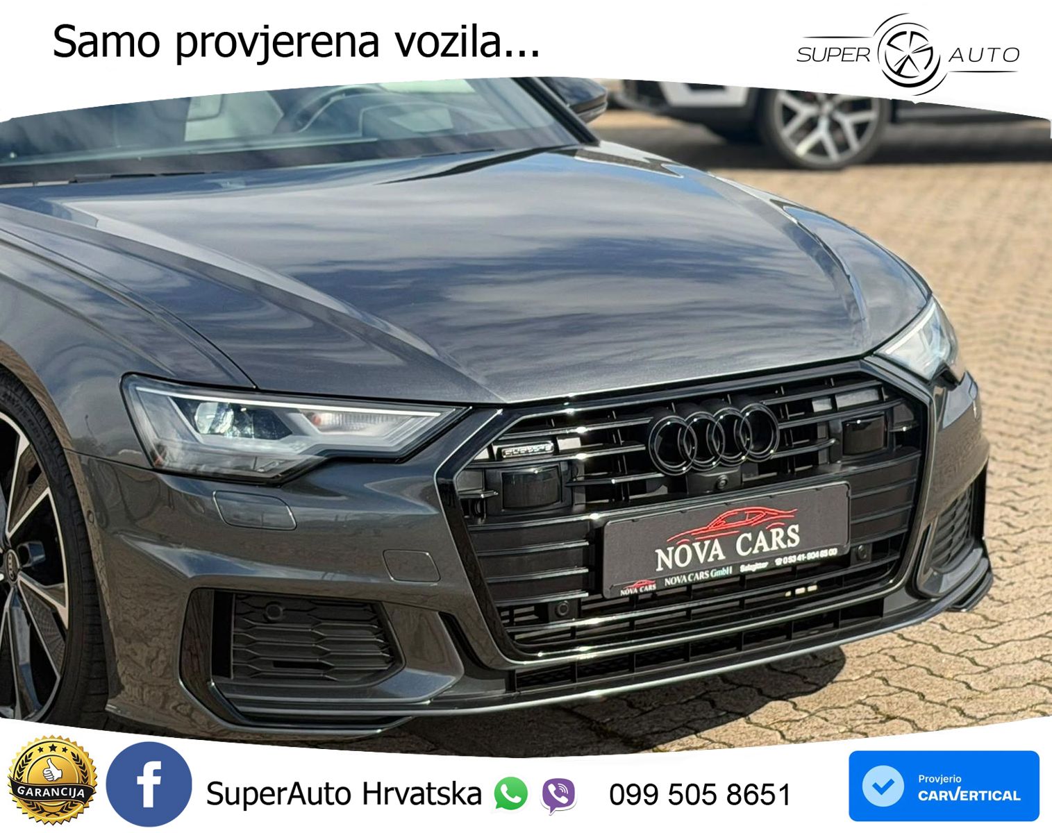 Audi A6 55 TFSI V6 (340 KS) quattro S tronic S line LED+GR SJED+ACC