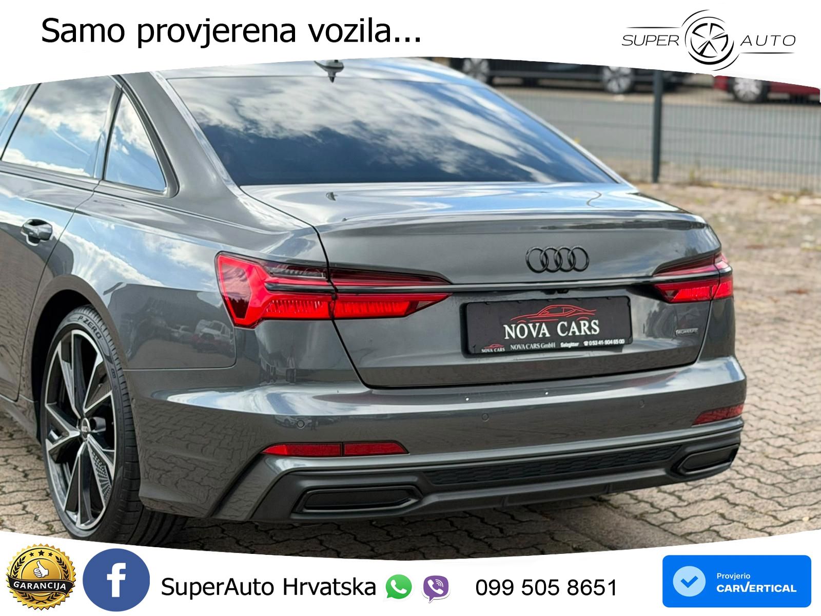 Audi A6 55 TFSI V6 (340 KS) quattro S tronic S line LED+GR SJED+ACC