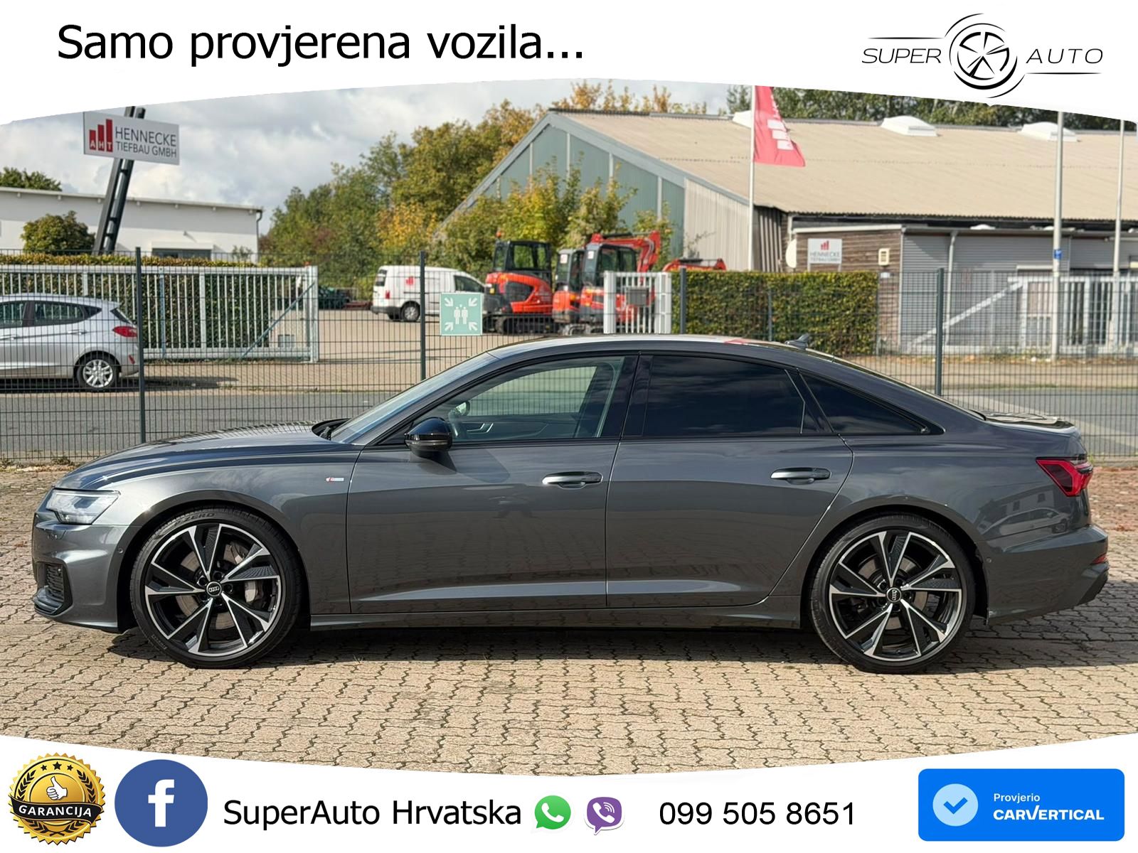 Audi A6 55 TFSI V6 (340 KS) quattro S tronic S line LED+GR SJED+ACC
