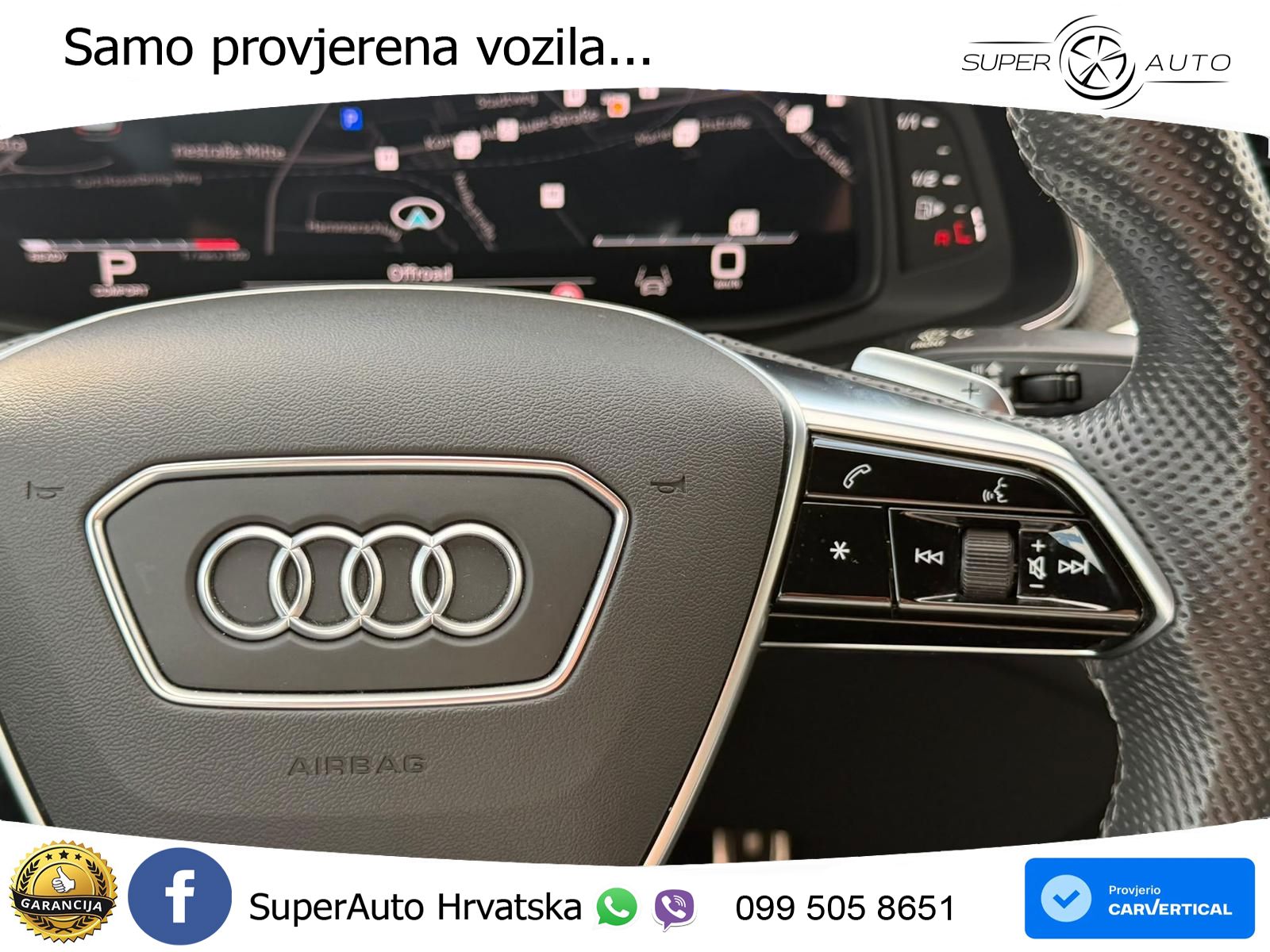 Audi A6 55 TFSI V6 (340 KS) quattro S tronic S line LED+GR SJED+ACC