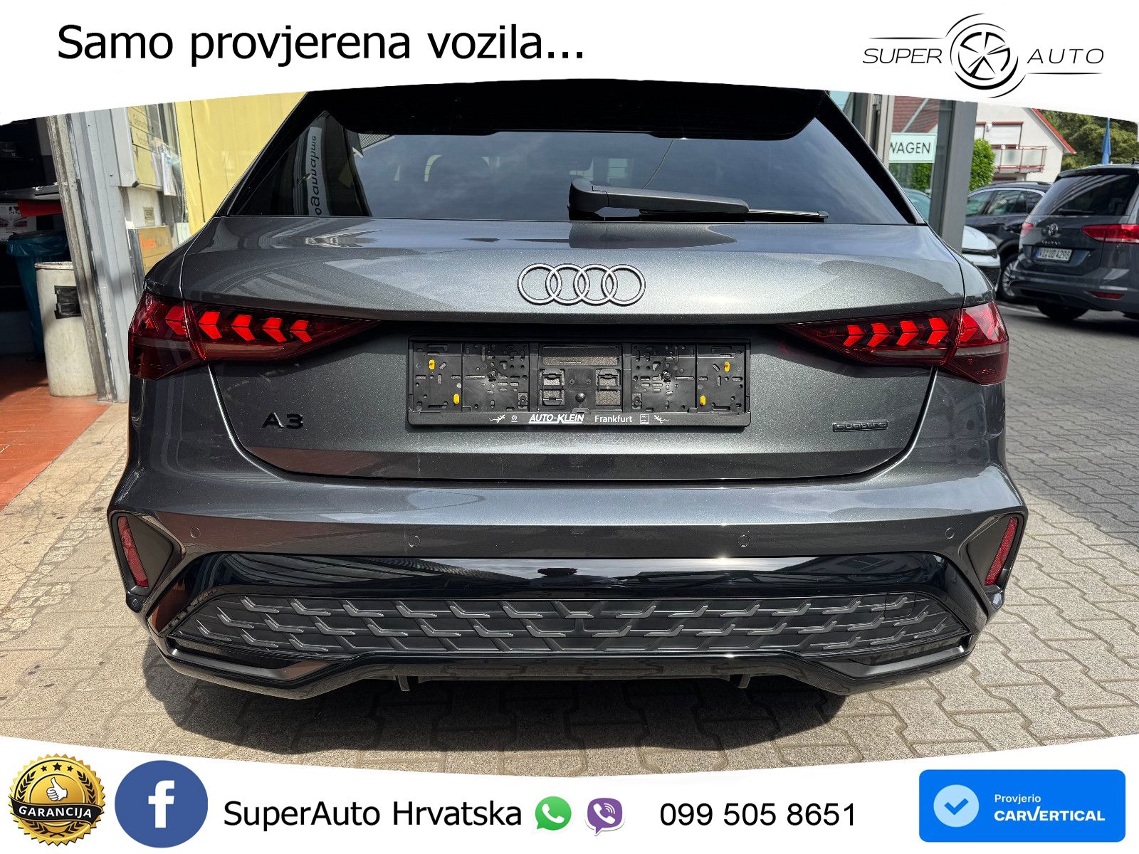 Audi A3 Sportback 40 TFSI (204 KS) quattro S tronic S line