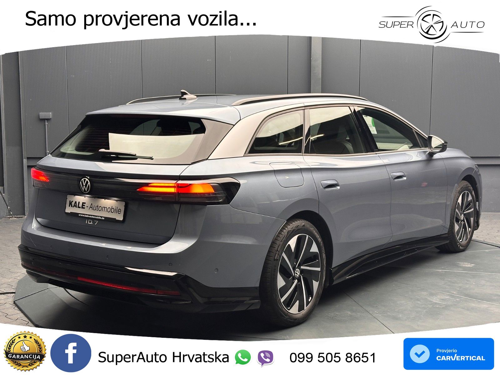 Volkswagen ID.7 Pro 82 kWh (286 KS)