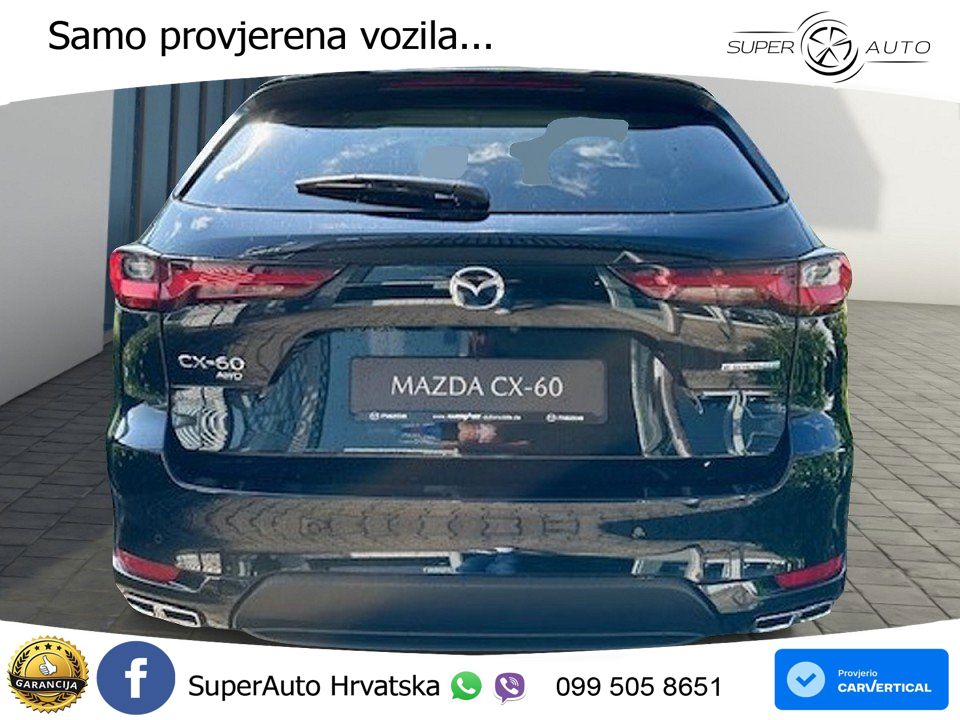 Mazda CX-60 2.5 e-Skyactiv (328 KS) AWD Automatic MATRIX+GR SJED+KAM