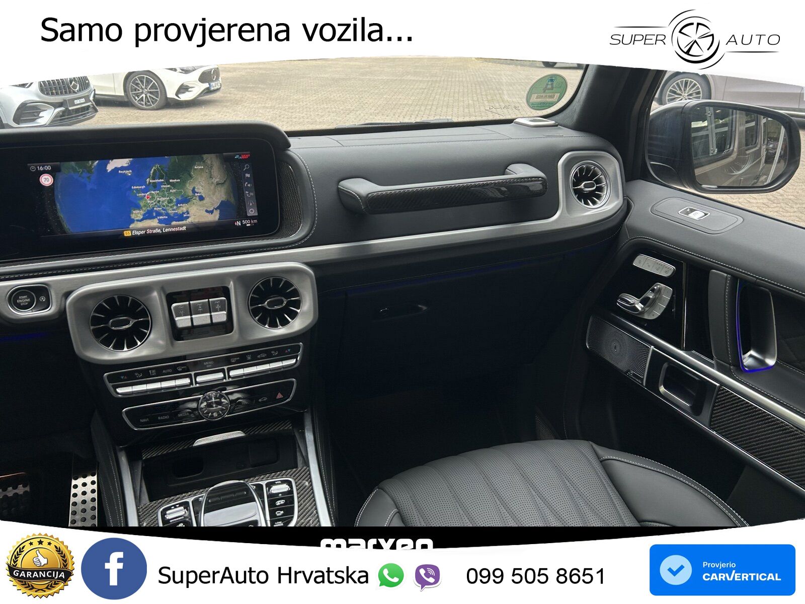 Mercedes AMG G 63 Long V8 (585 KS) 4MATIC 9G-TRONIC AMG SPEEDSHIFT PLUS Superior LED+GR SJED+ACC